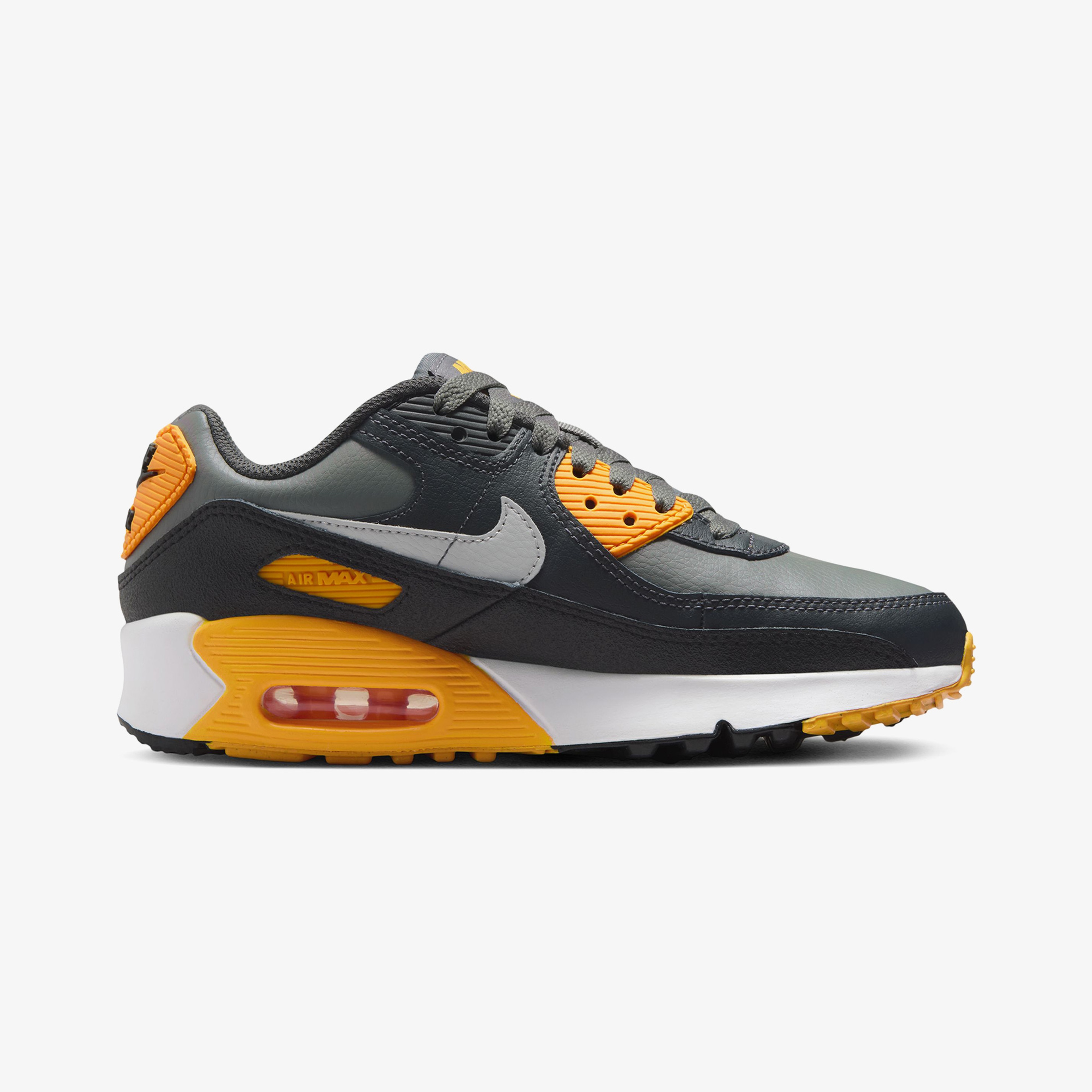 Nike Air Max 90 Genç Gri Spor Ayakkabı