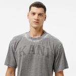Karl Kani Serif Burnout Erkek Gri T-Shirt