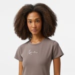 Karl Kani Small Signature Kadın Bej T-Shirt