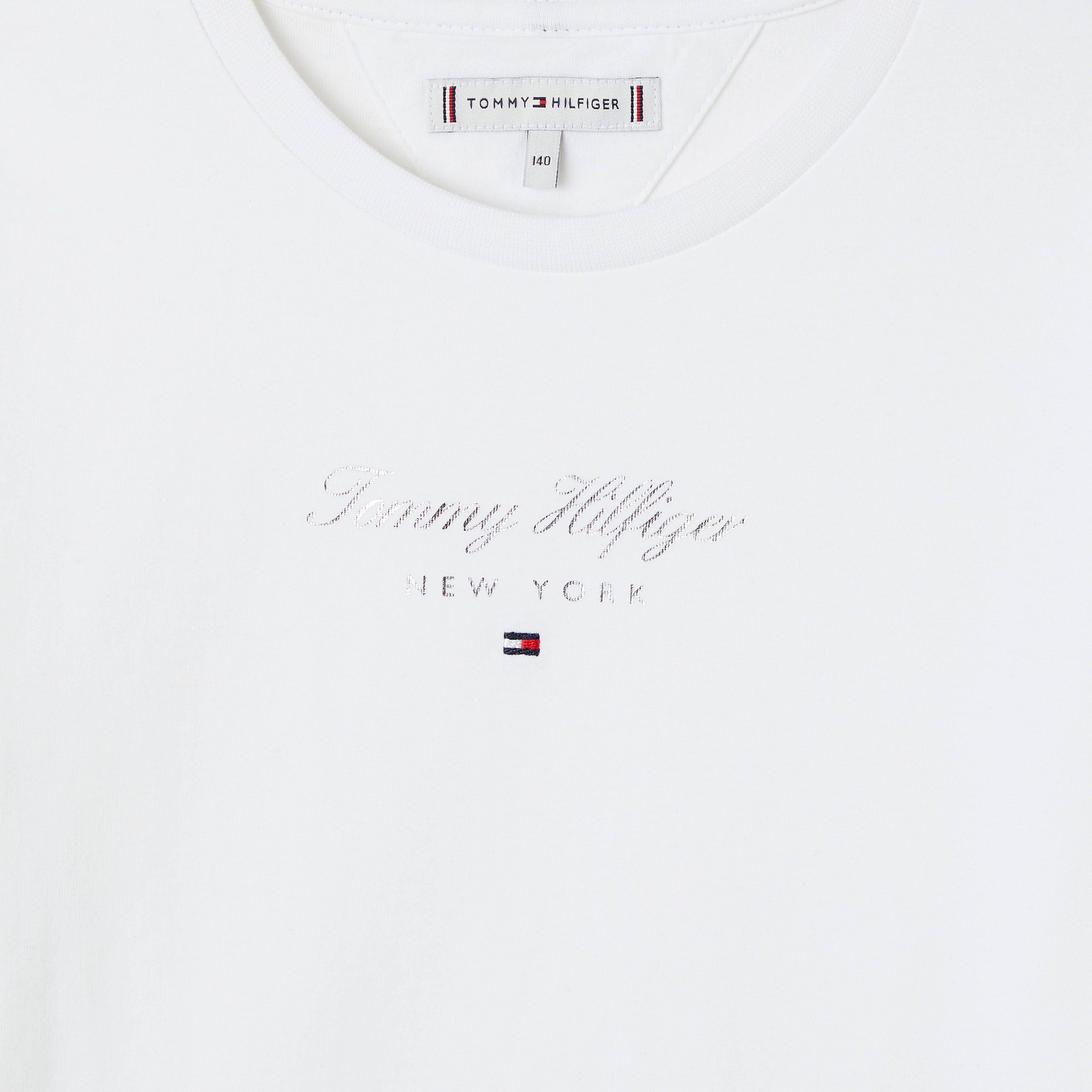 Tommy Hilfiger Nyc Foil Çocuk Beyaz T-Shirt
