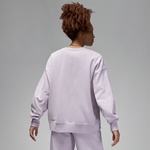 Jordan Flight Fleece Kadın Mor Sweatshirt
