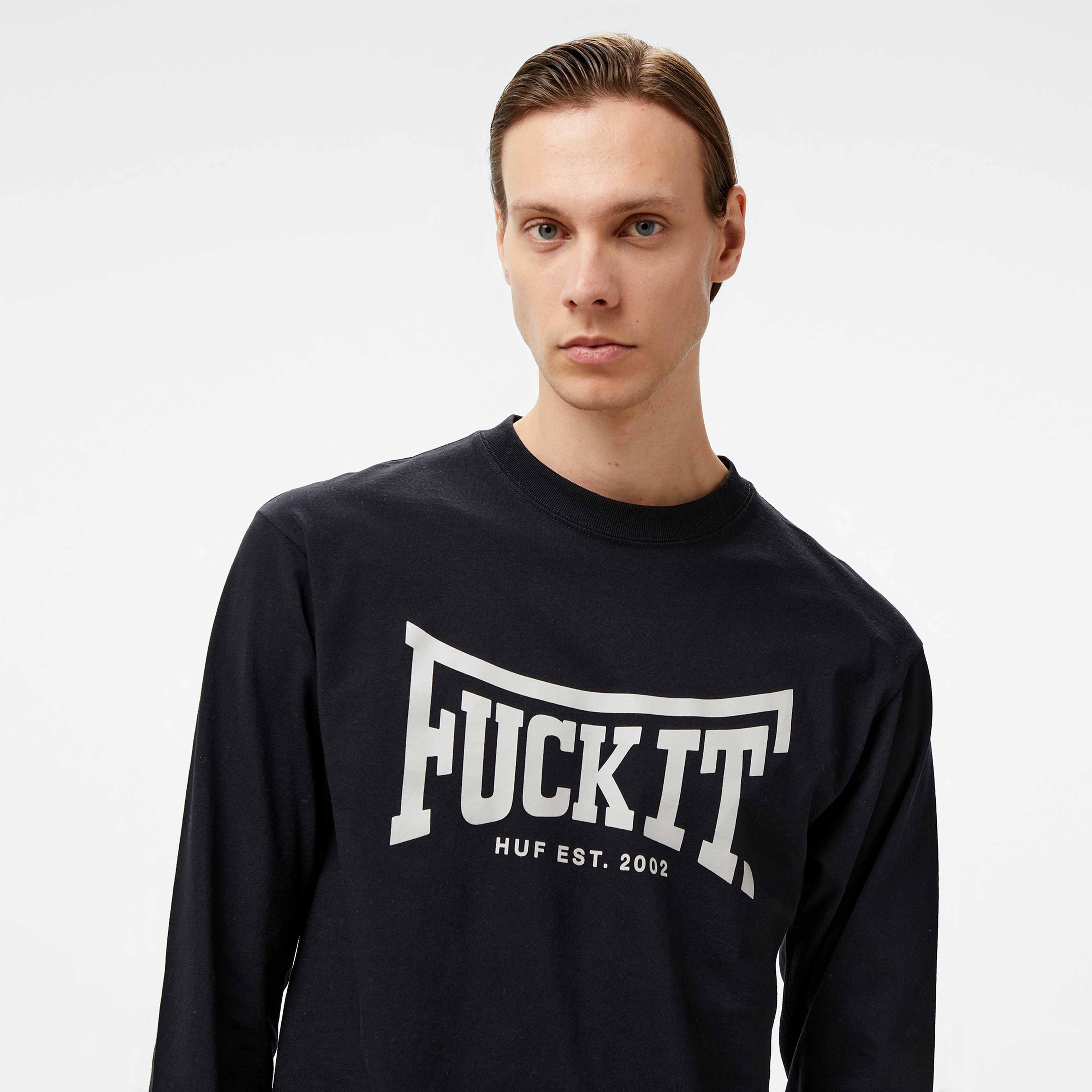 HUF Throwing Hands Erkek Siyah T-Shirt