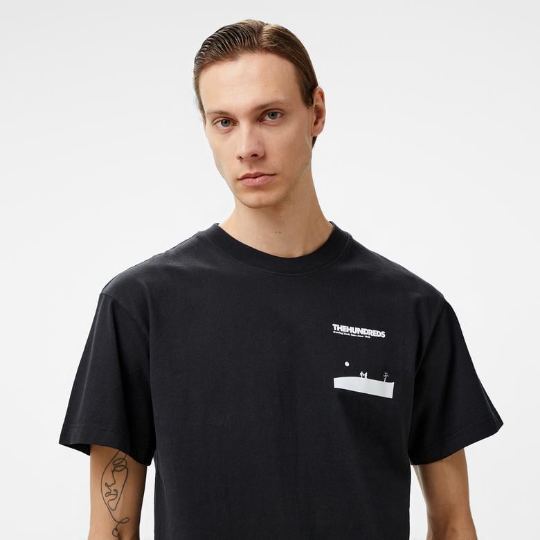 The Hundreds Still Waiting Erkek Siyah T-Shirt