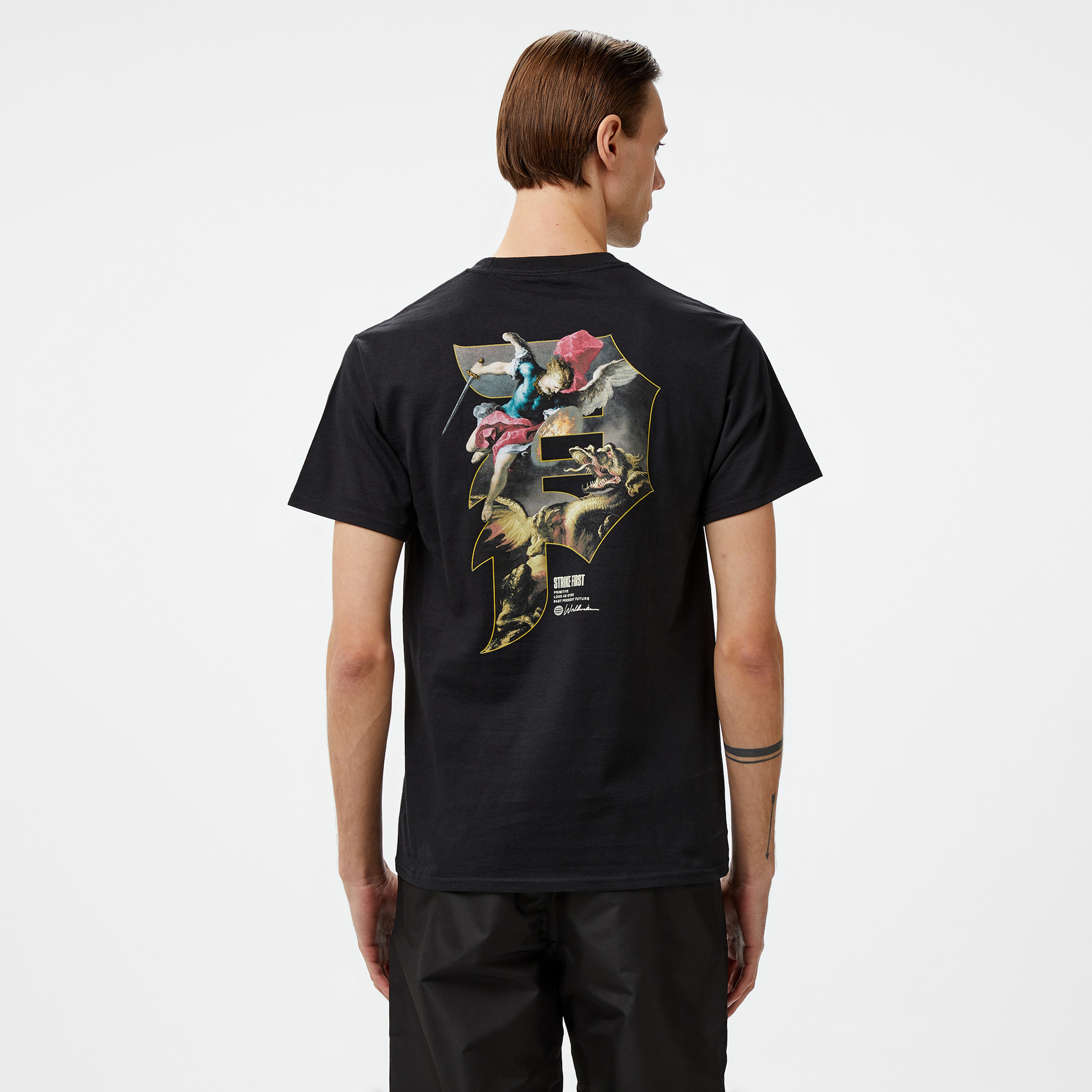 Primitive Courage Erkek Siyah T-Shirt