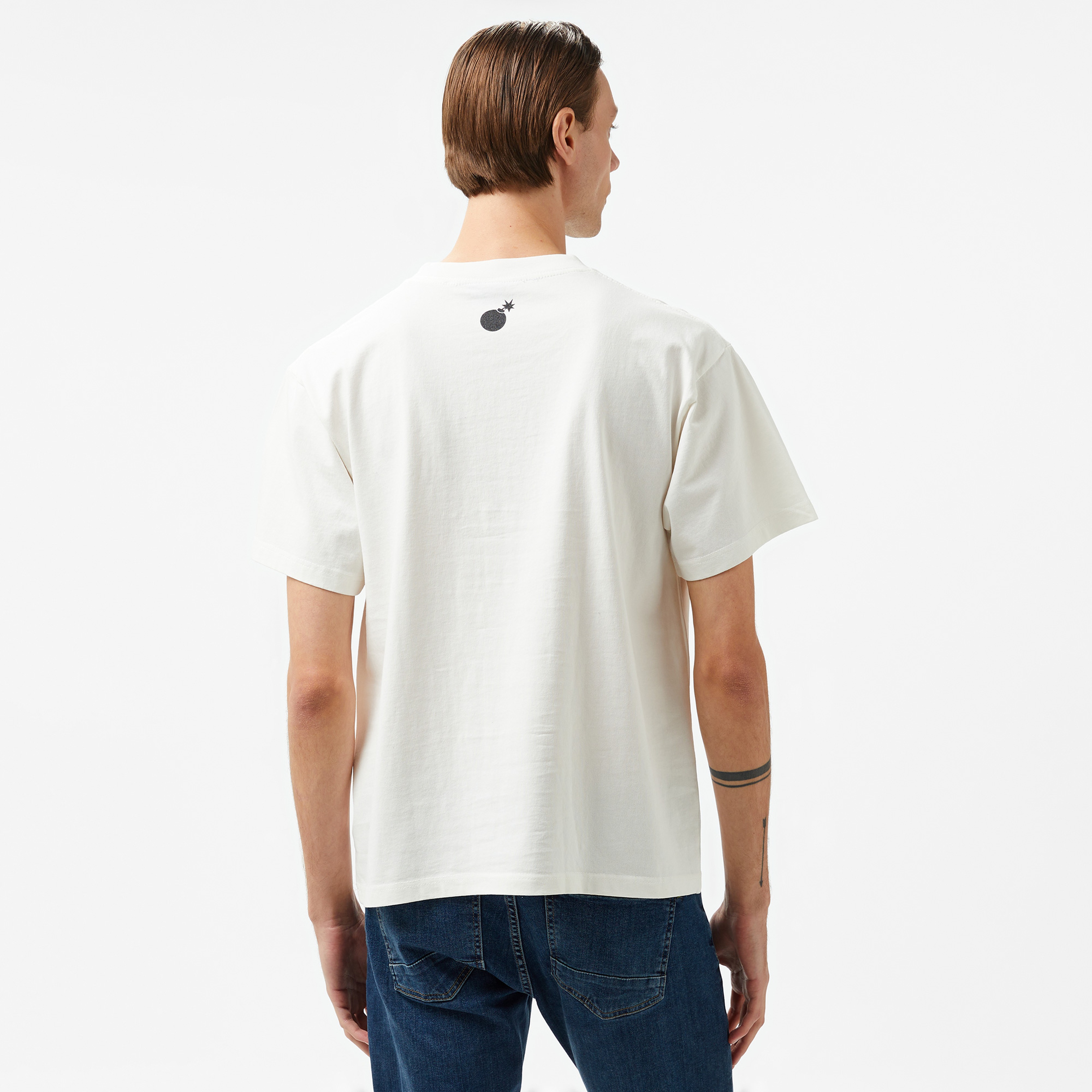 The Hundreds Ear Bender Erkek Beyaz T-Shirt