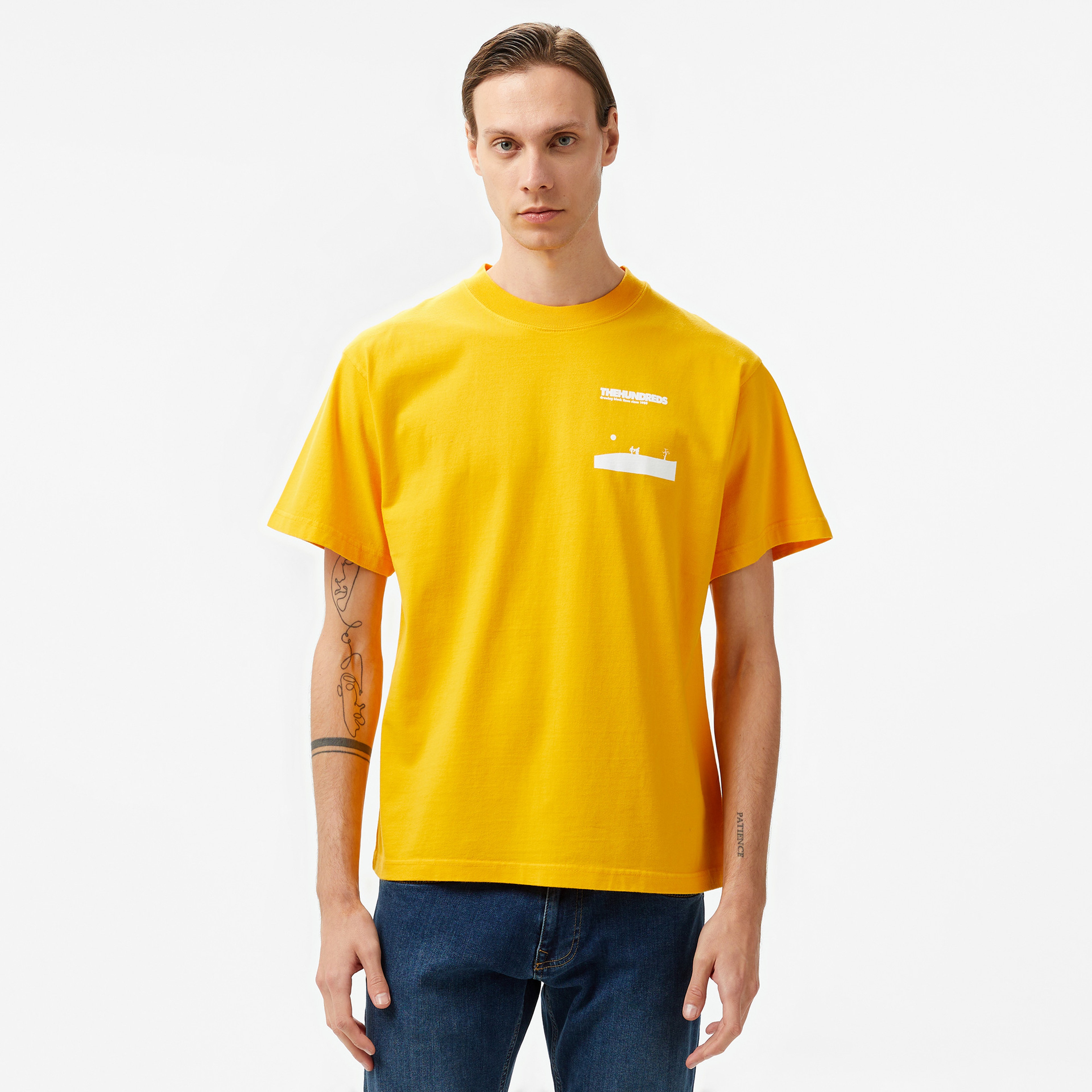 The Hundreds Still Waiting Erkek Sarı T-Shirt