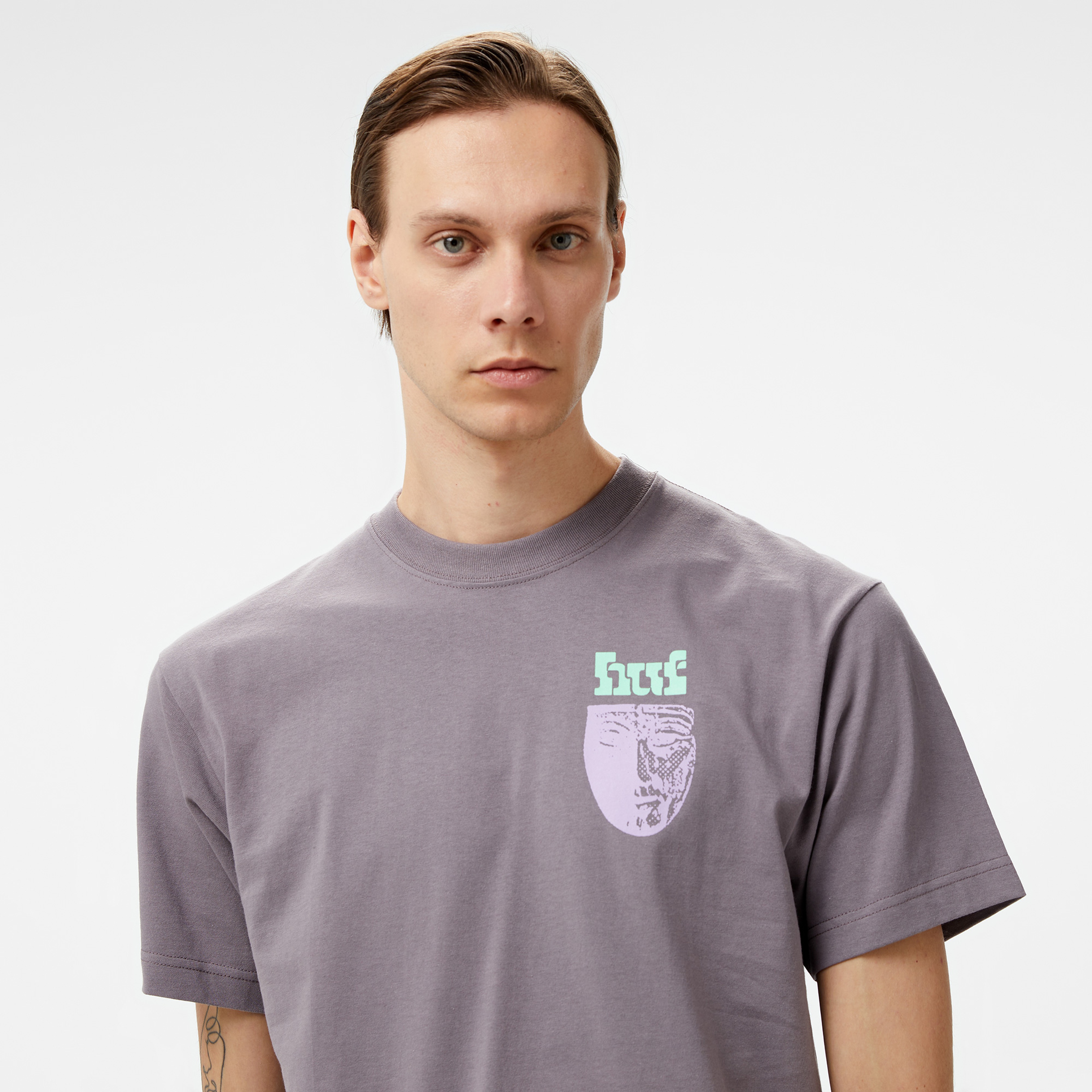 HUF Rhythms Erkek Mor T-Shirt
