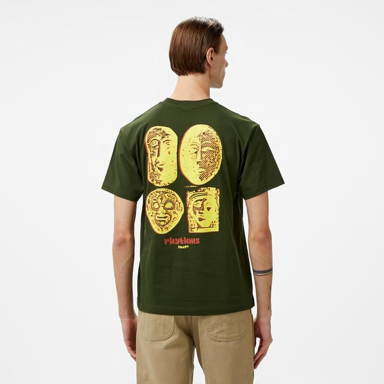 HUF Rhythms Erkek Yeşil T-Shirt