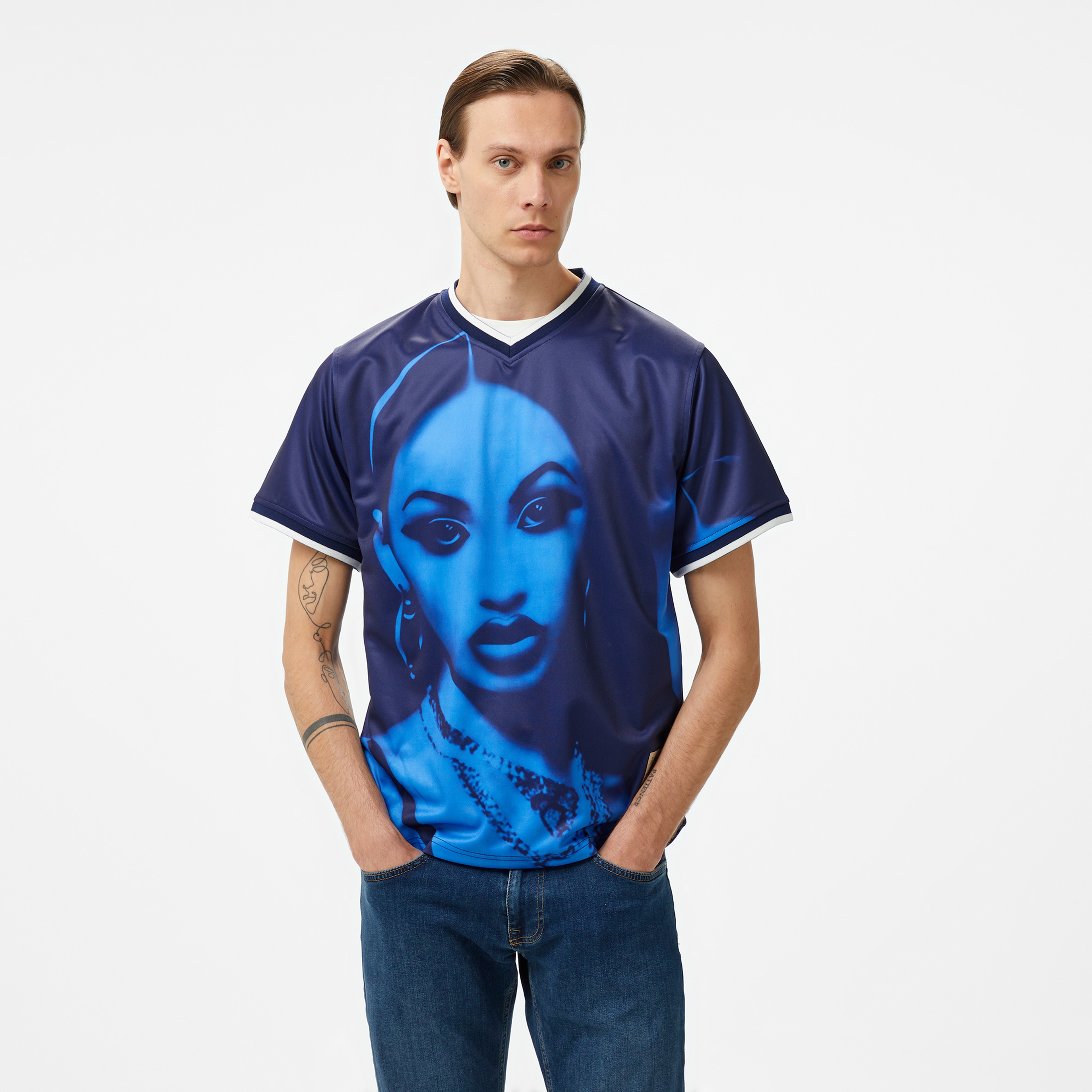 The Hundreds Mija Jersey Erkek Mavi T-Shirt