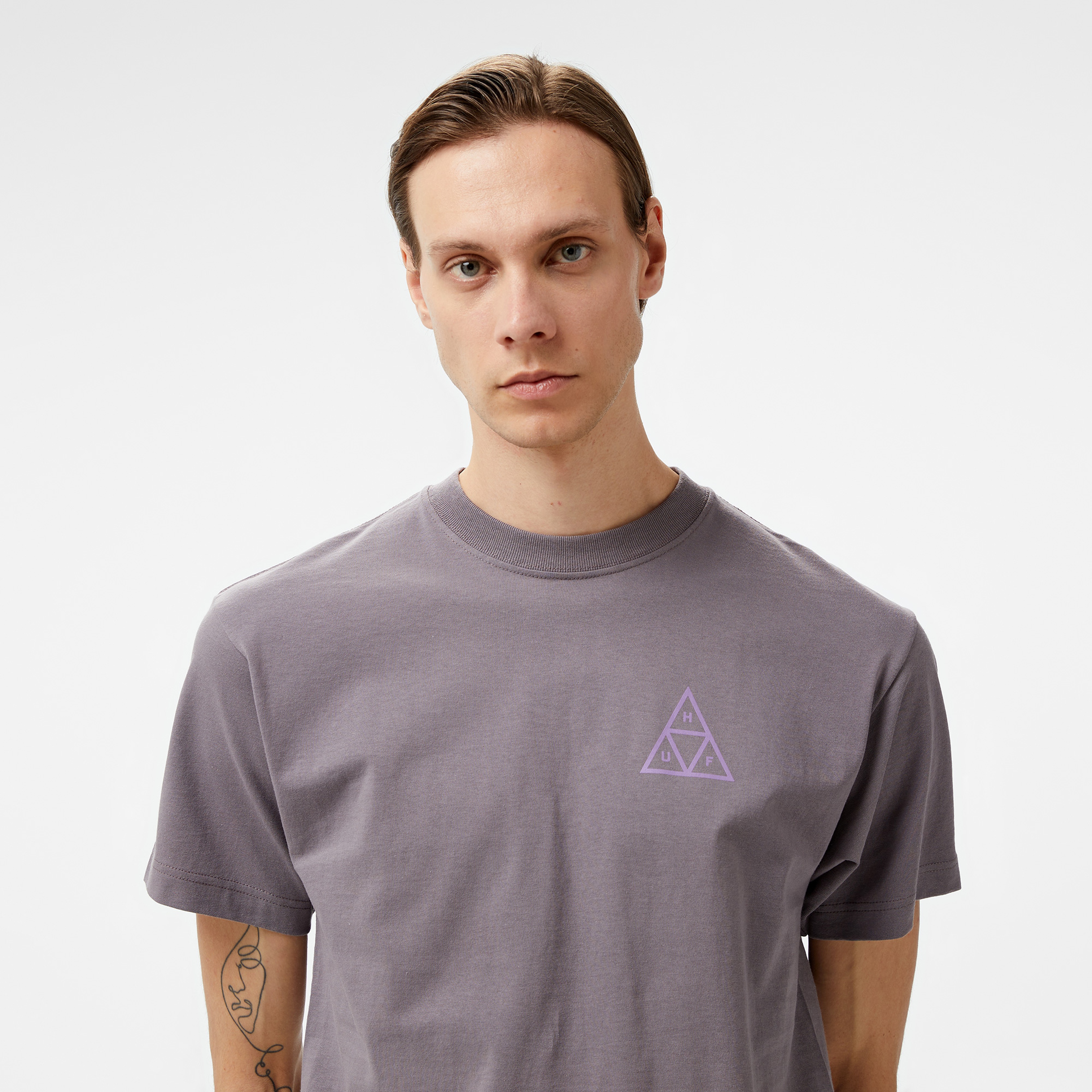 HUF Set Erkek Mor T-Shirt