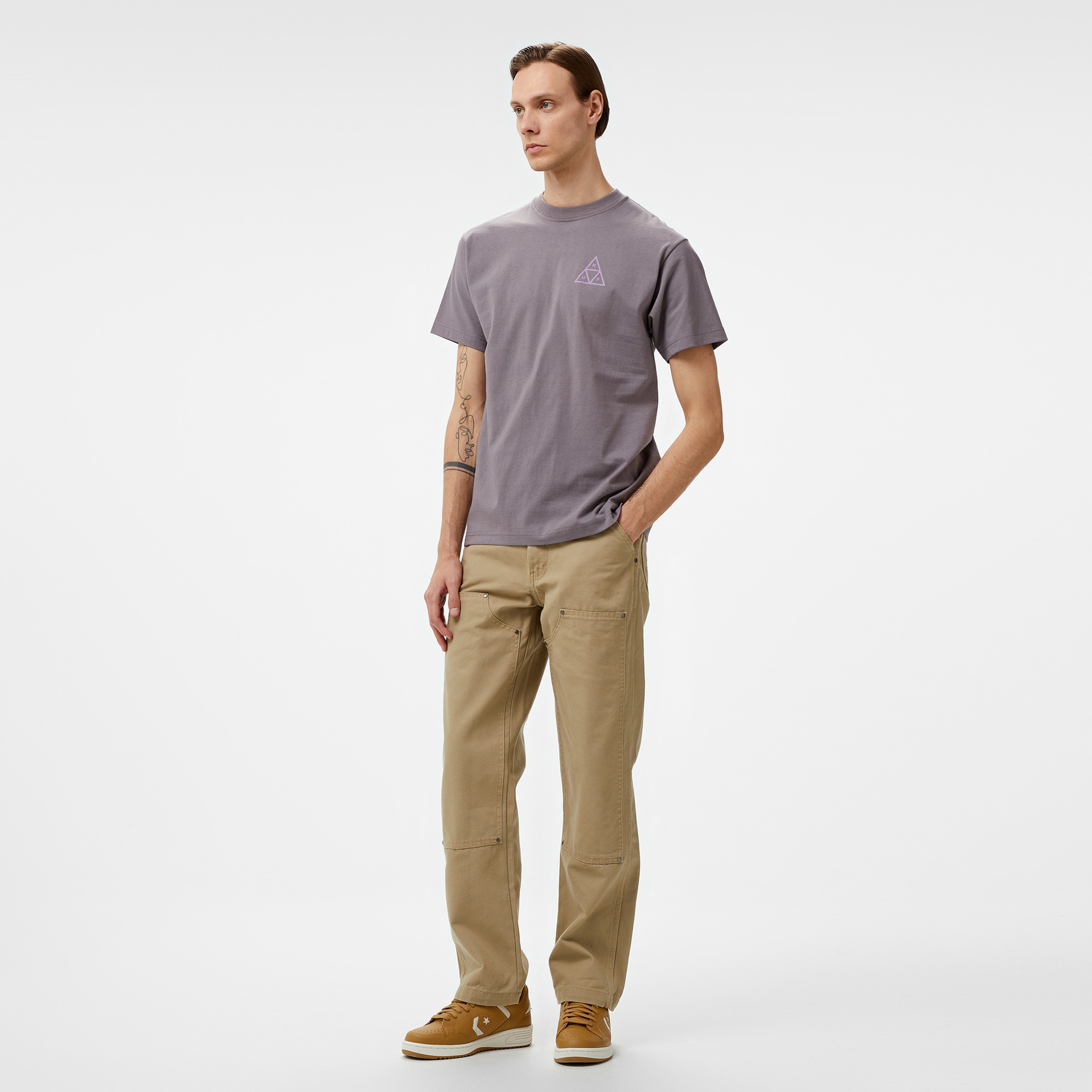 HUF Set Erkek Mor T-Shirt