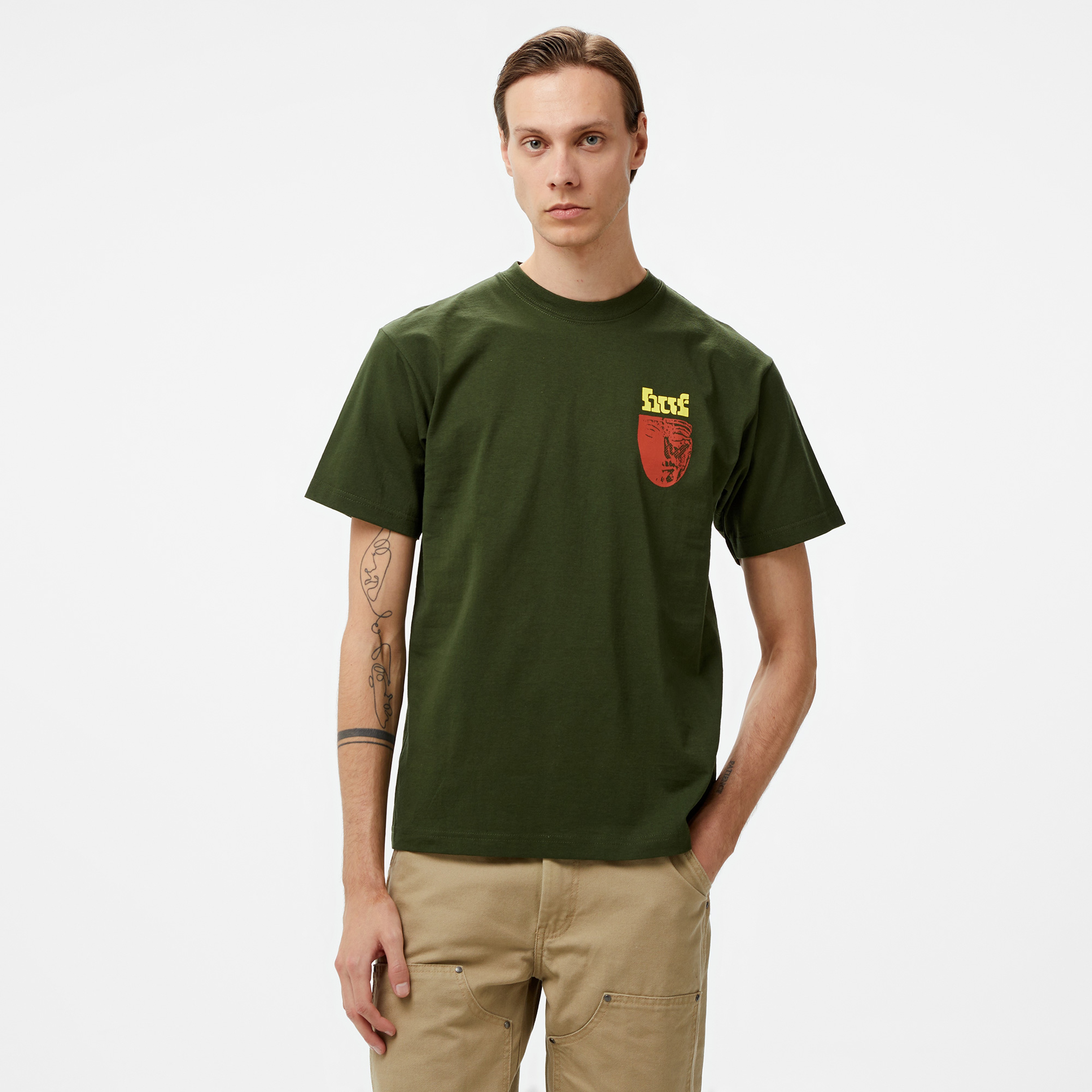 HUF Rhythms Erkek Yeşil T-Shirt