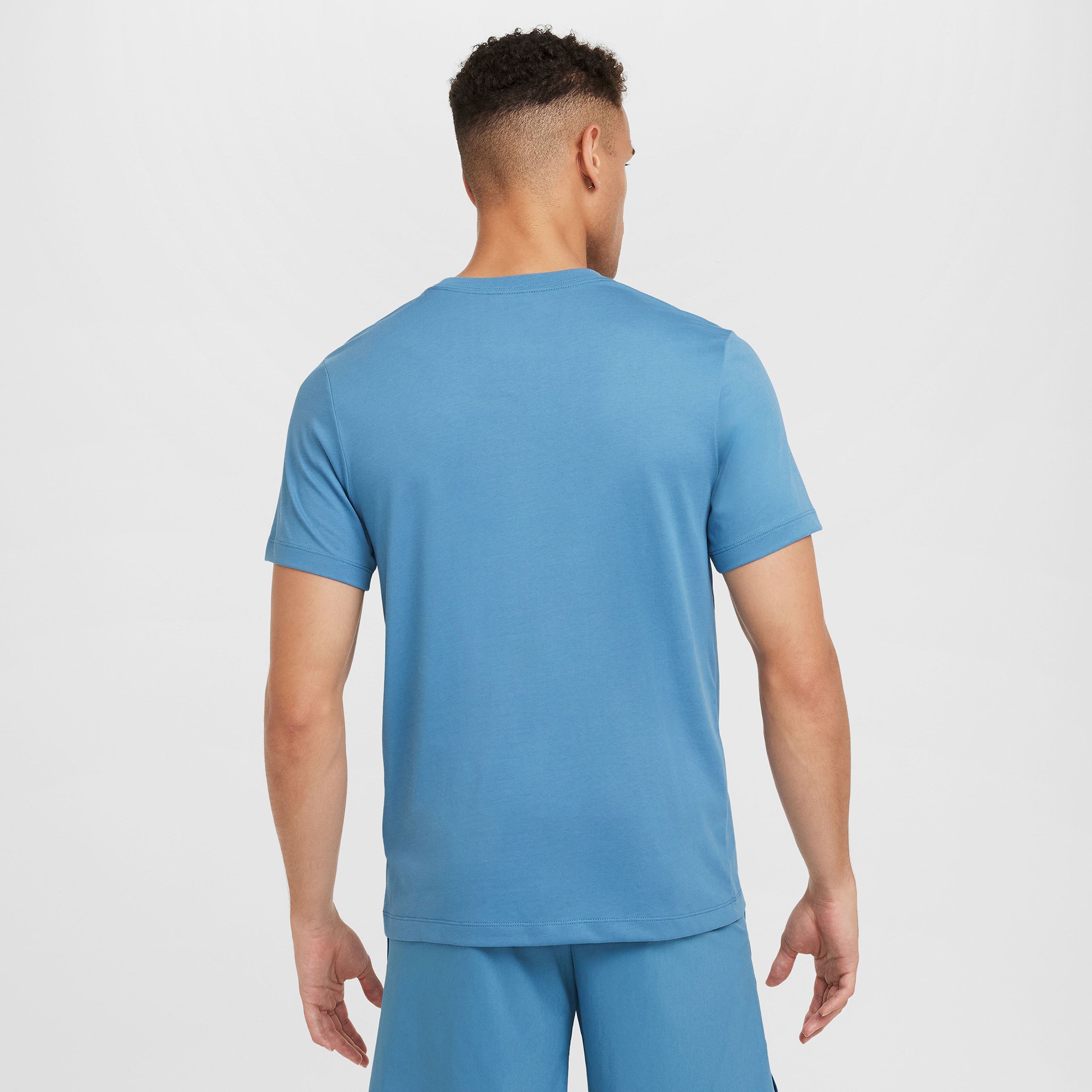Nike Dri-Fit Erkek Mavi T-Shirt