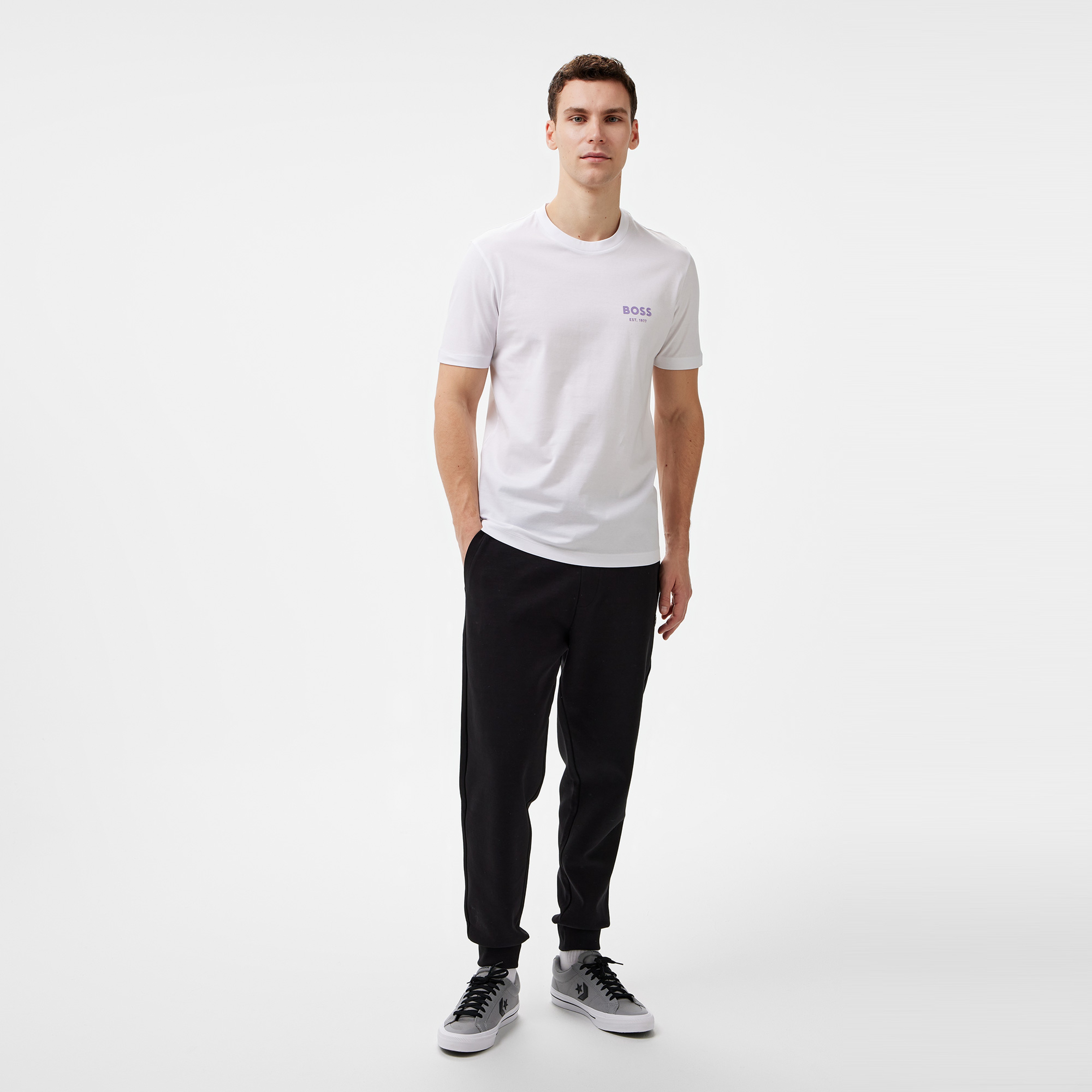 Boss C-Thompson 24 Erkek Beyaz T-Shirt