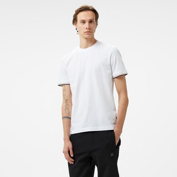 Boss Thompson 04 Erkek Beyaz T-Shirt