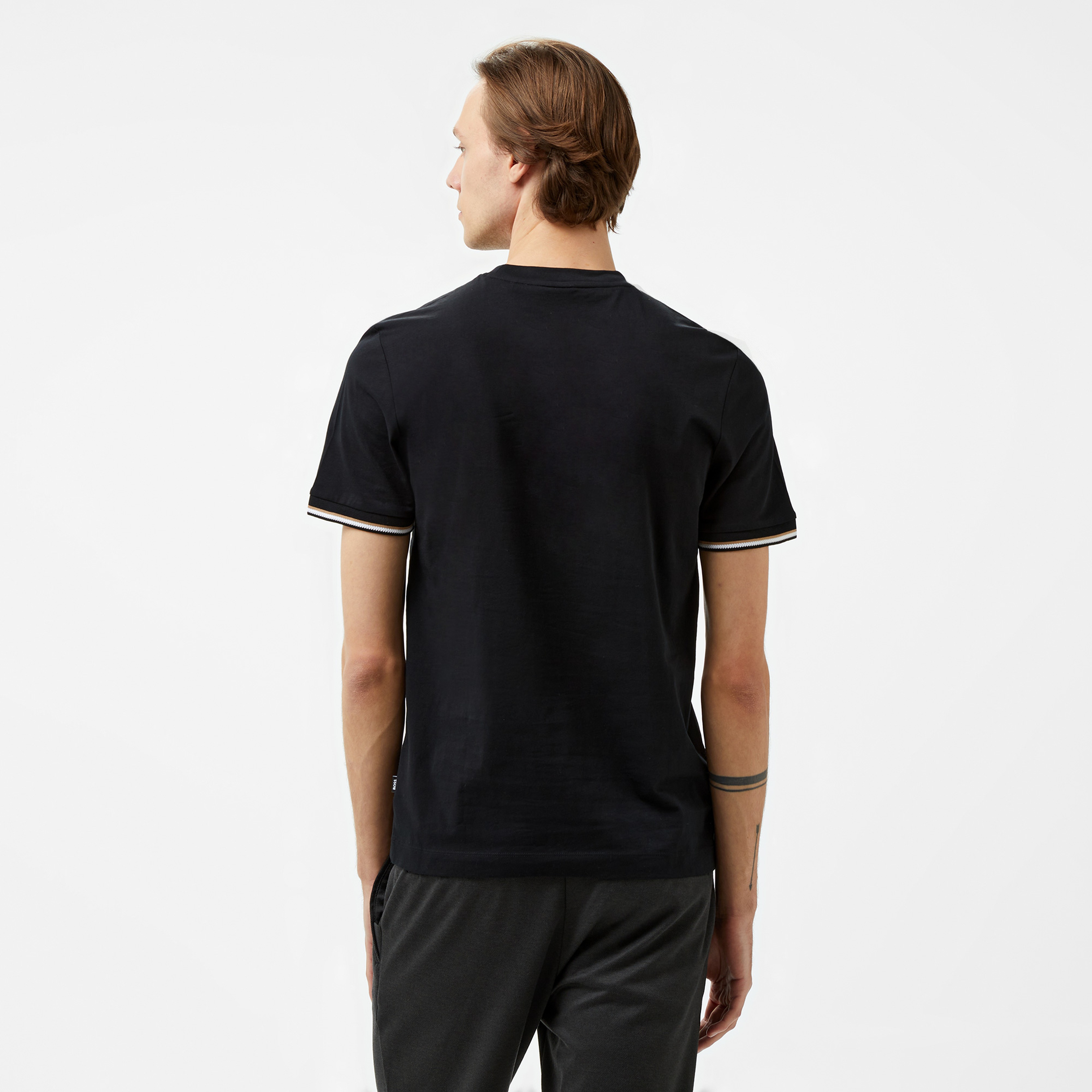 Boss Thompson 04 Erkek Siyah T-Shirt