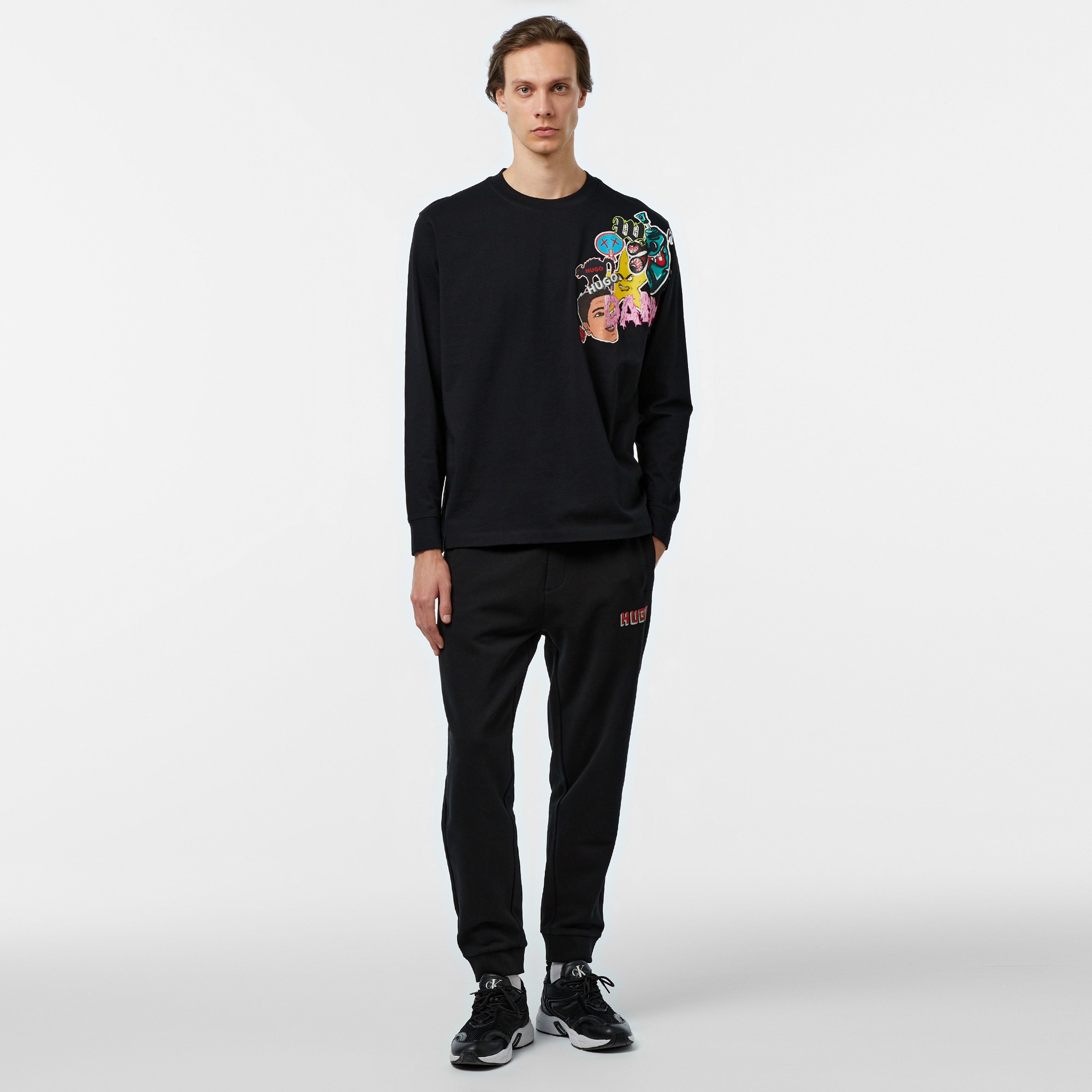 Hugo Dankonis Erkek Siyah T-Shirt