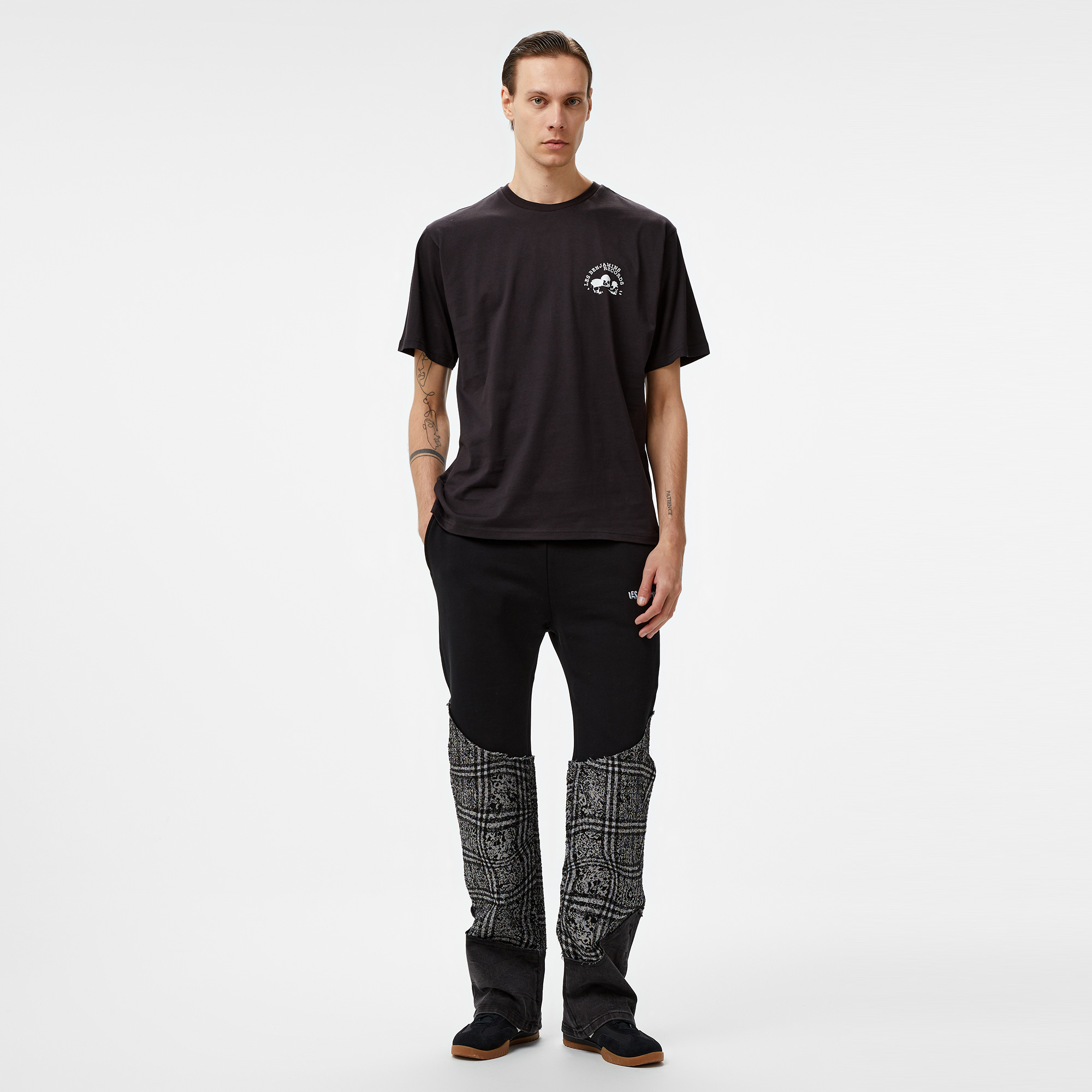 Les Benjamins 036 Erkek Siyah T-Shirt