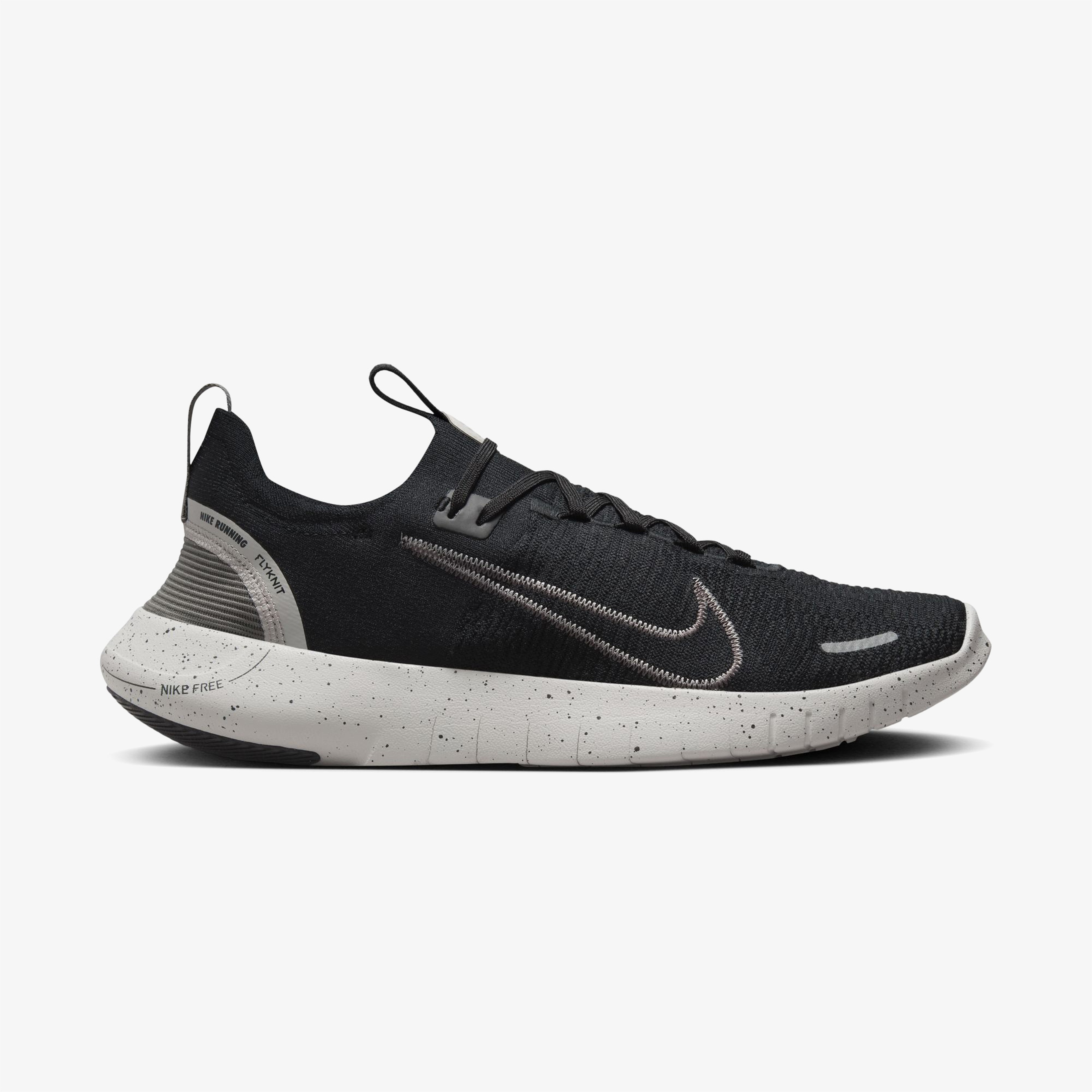 Nike Free Run FlyKnit Next Nature Erkek Siyah Koşu Ayakkabısı