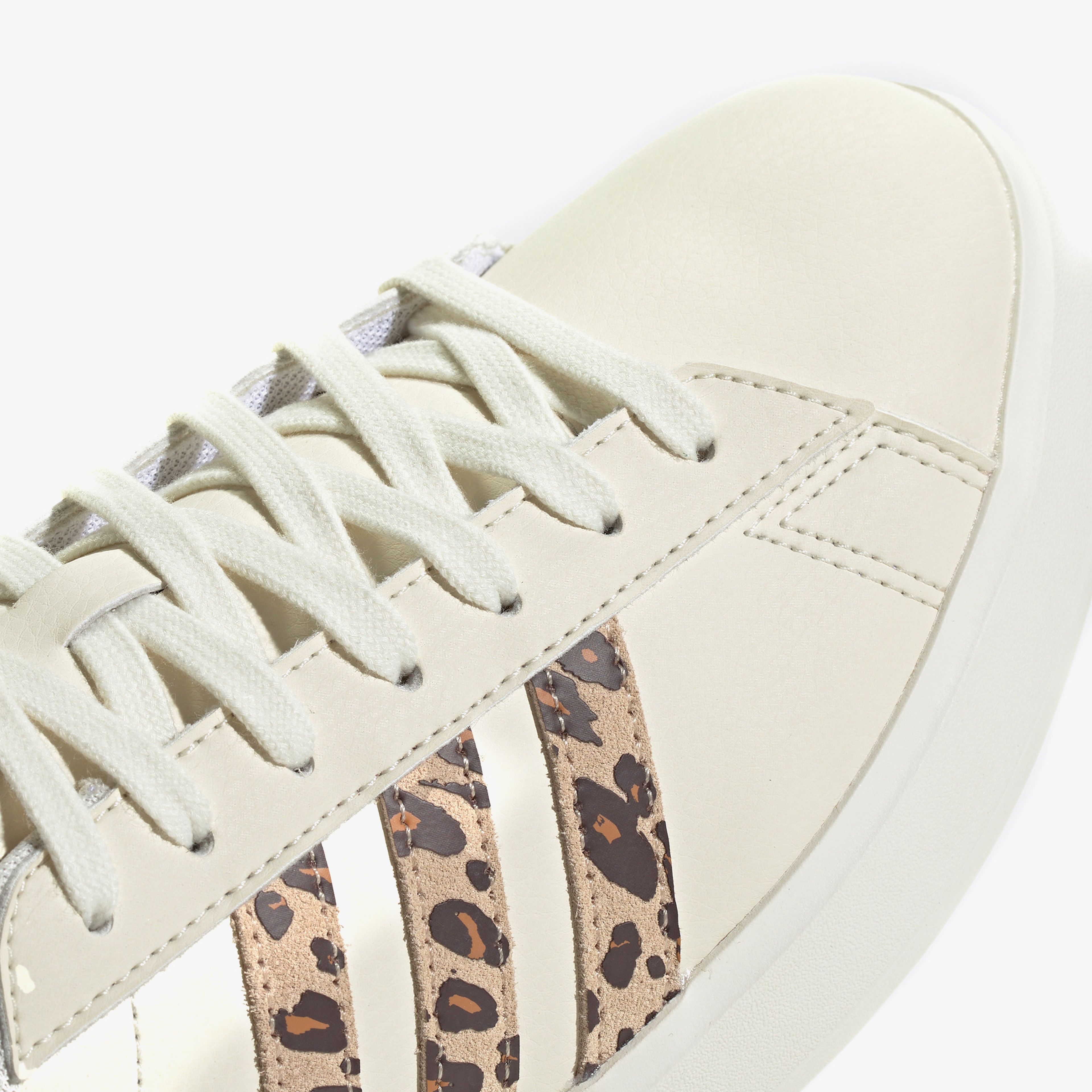 adidas Grand Court 2.0 Kadın Krem Sneaker