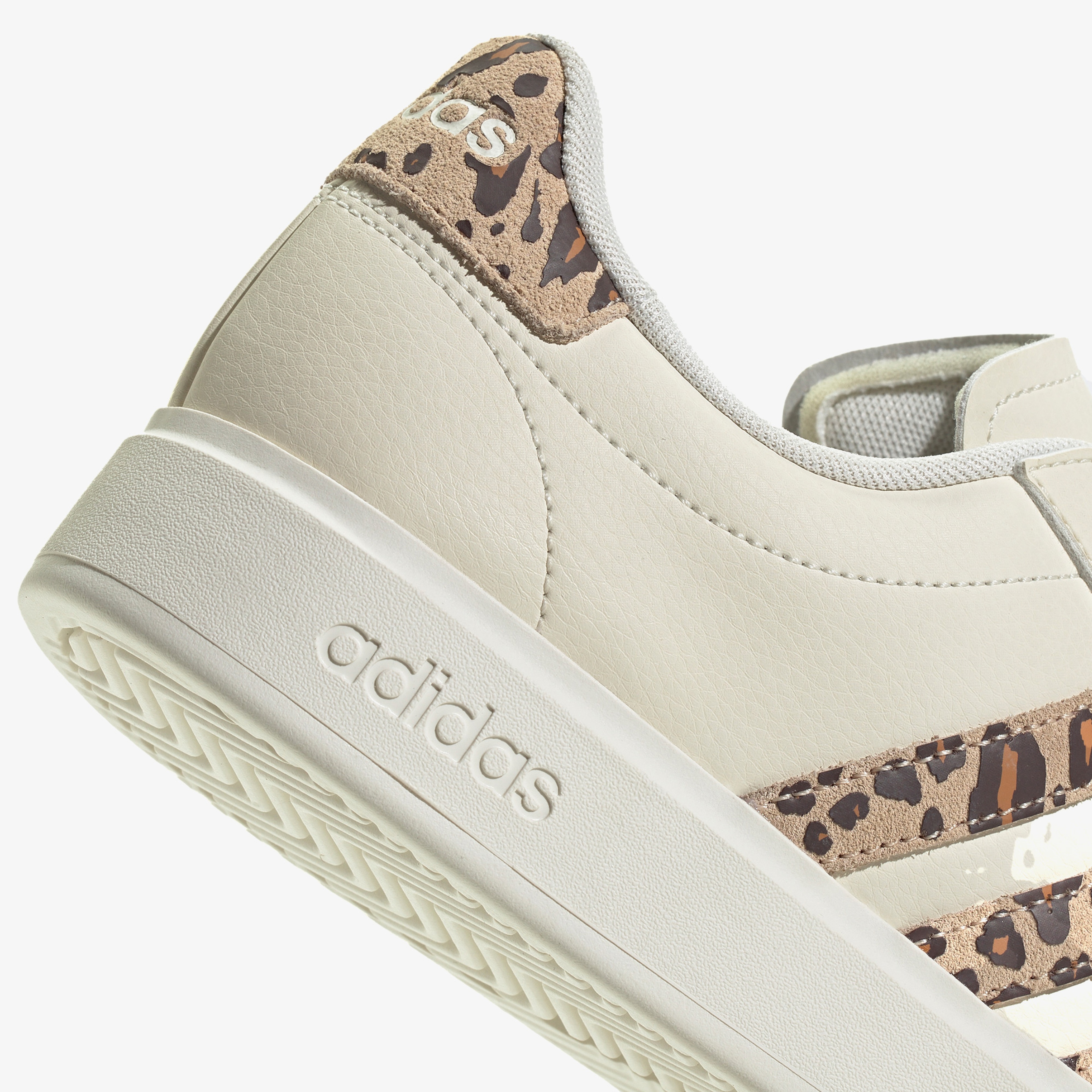 adidas Grand Court 2.0 Kadın Krem Sneaker