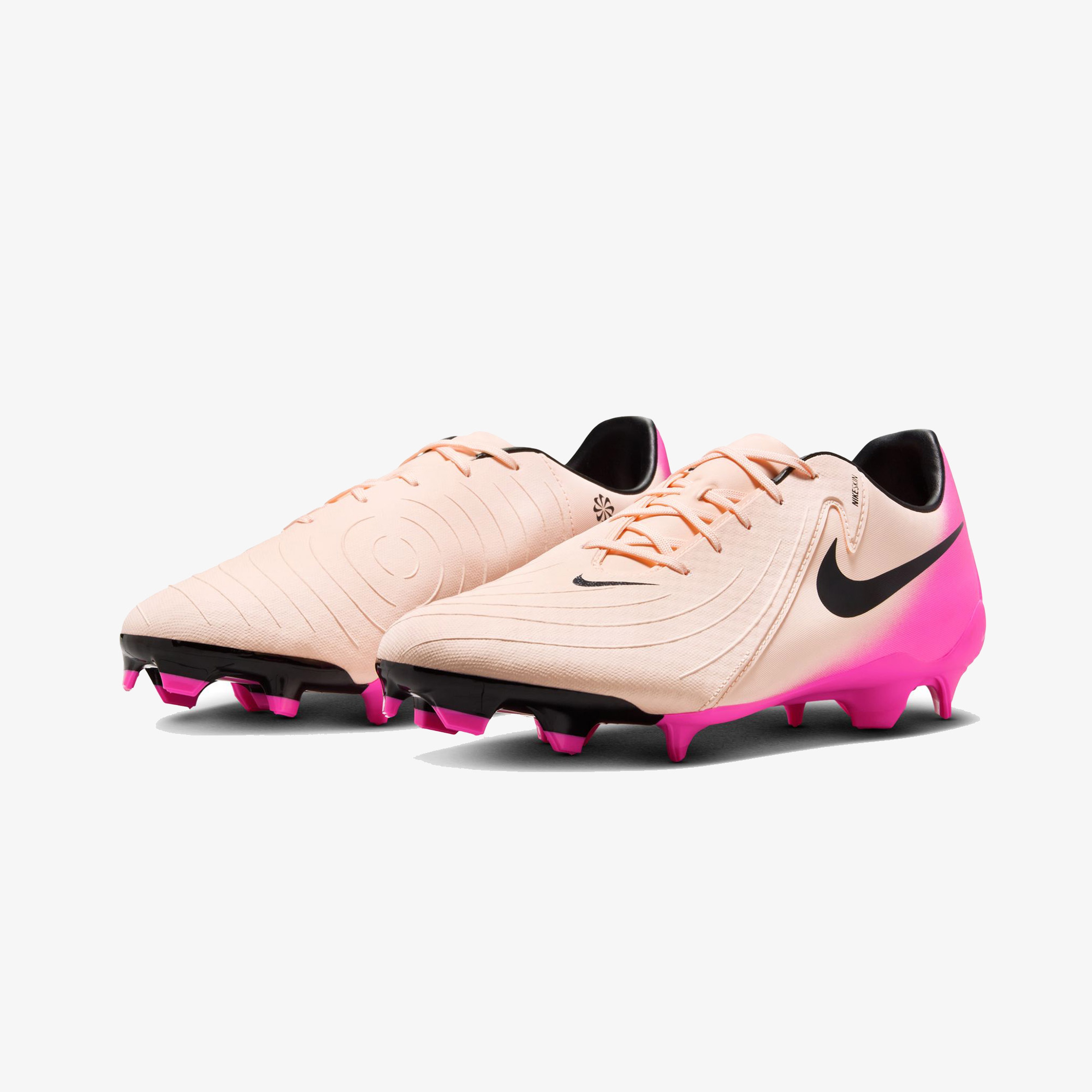 Nike Phantom Gx Academy Fg/Mg Erkek Pembe Çim Saha Kramponu