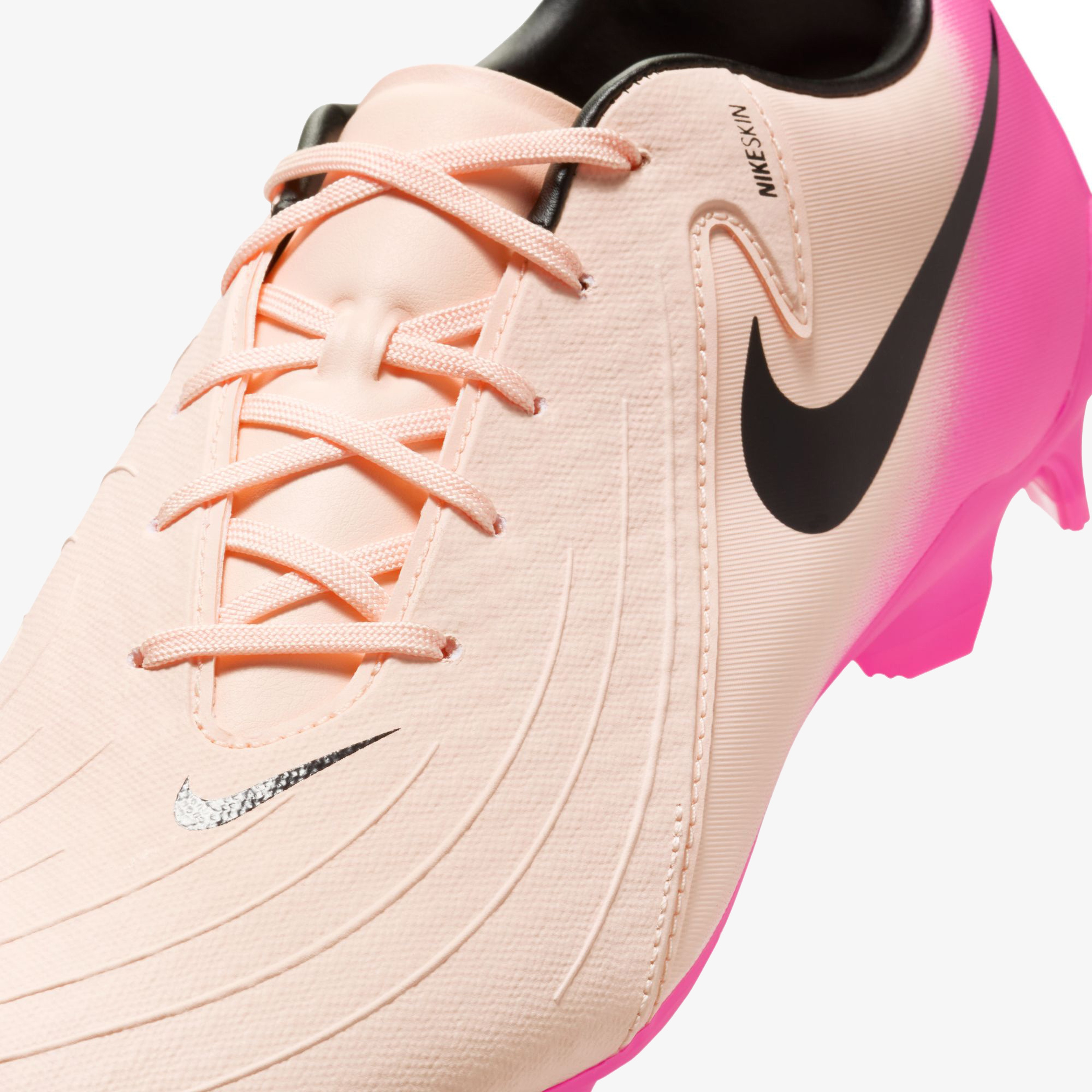 Nike Phantom Gx Academy Fg/Mg Erkek Pembe Çim Saha Kramponu