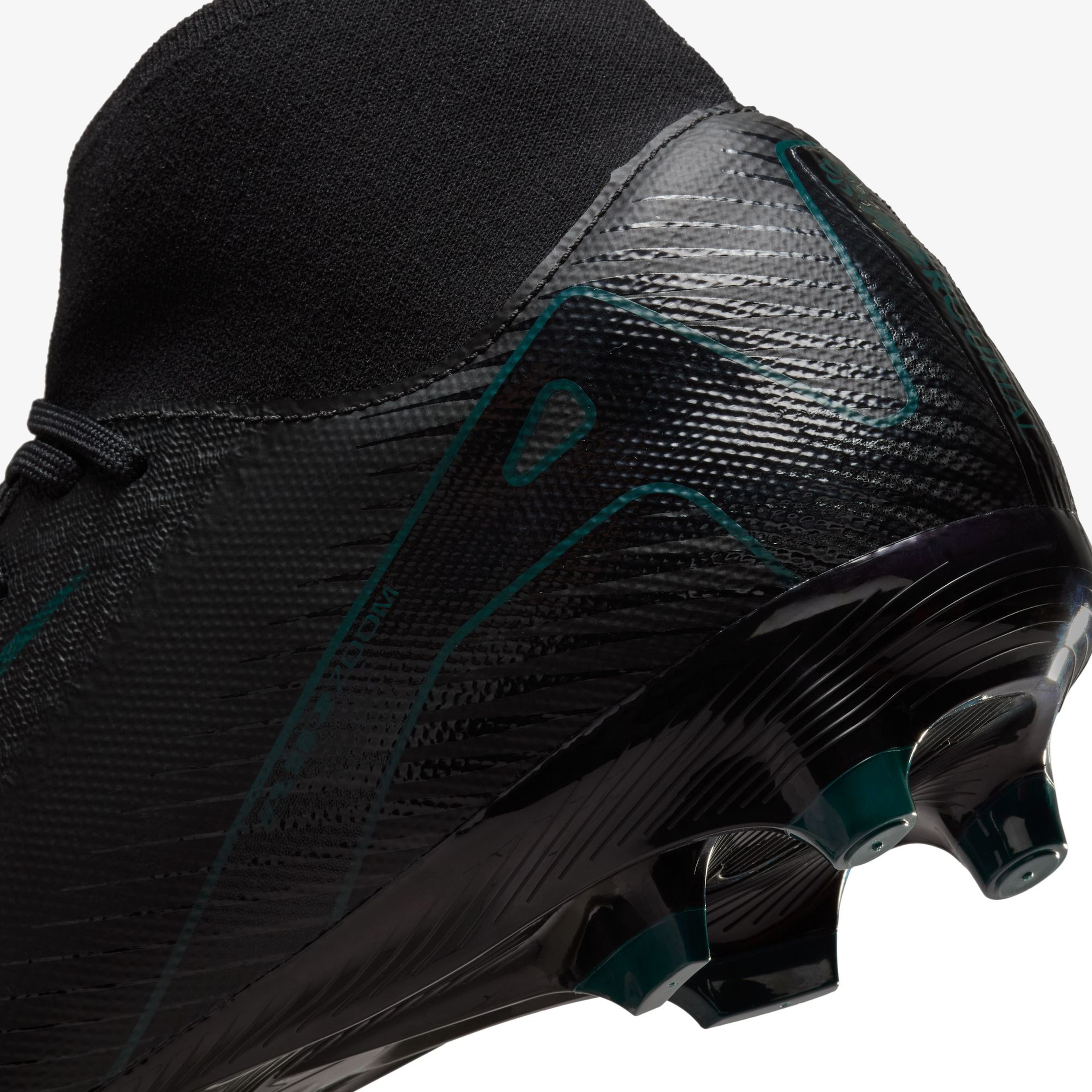 Nike Mercurial Zoom Superfly 10 Acad Fg/Mg Erkek Siyah Çim Saha Kramponu