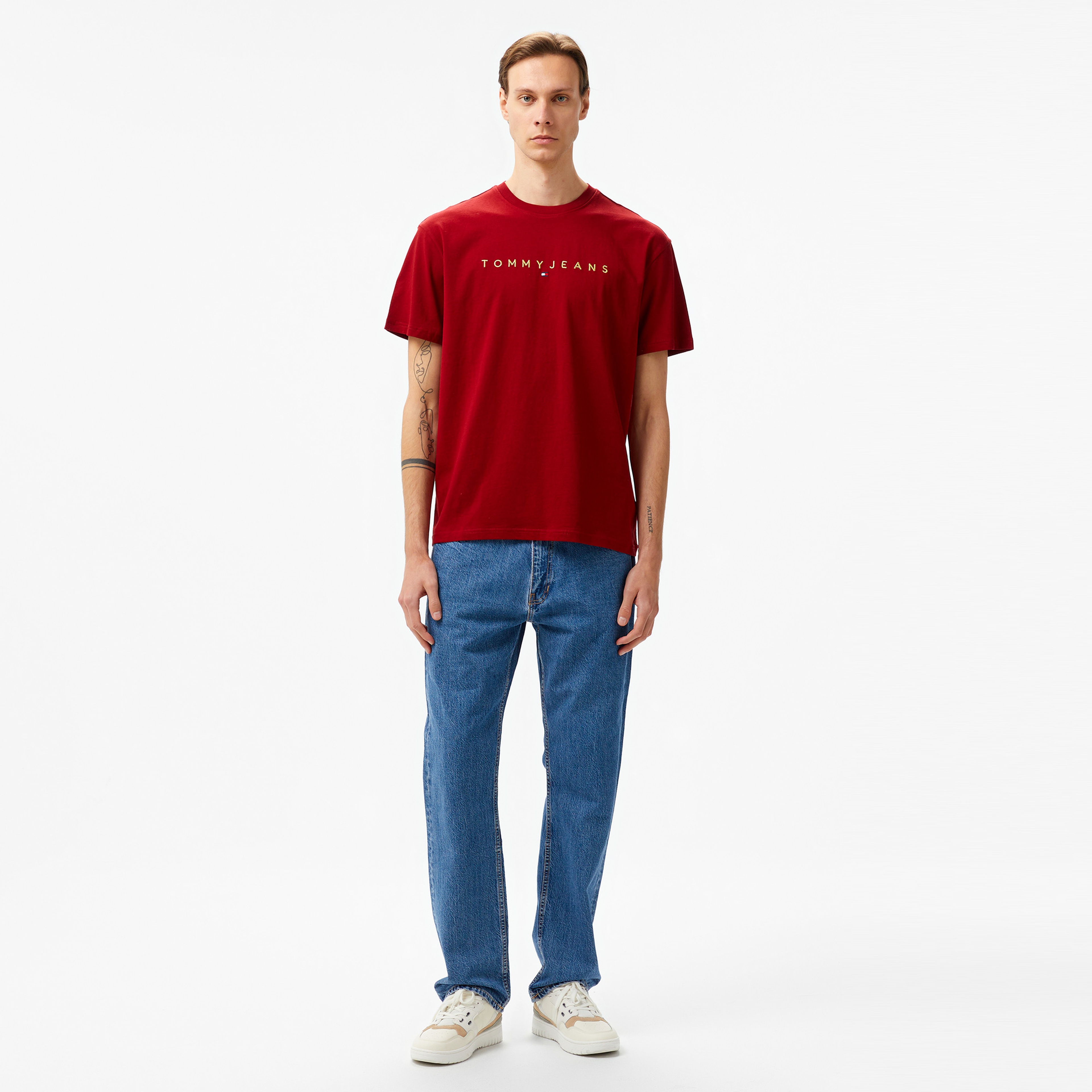 Tommy Jeans Erkek Kırmızı T-Shirt
