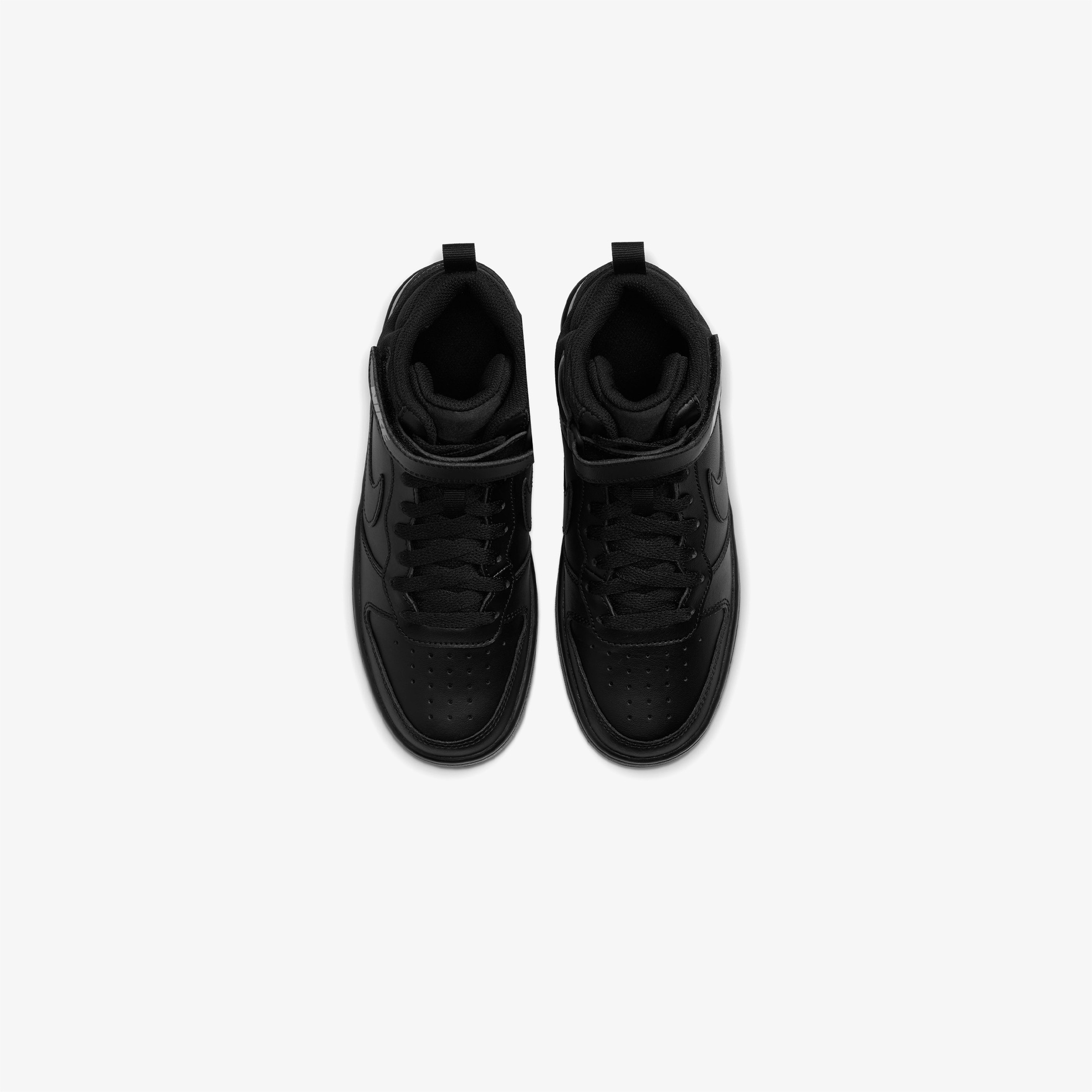Nike Court Borough Mid Çocuk Siyah Bilekli Sneaker