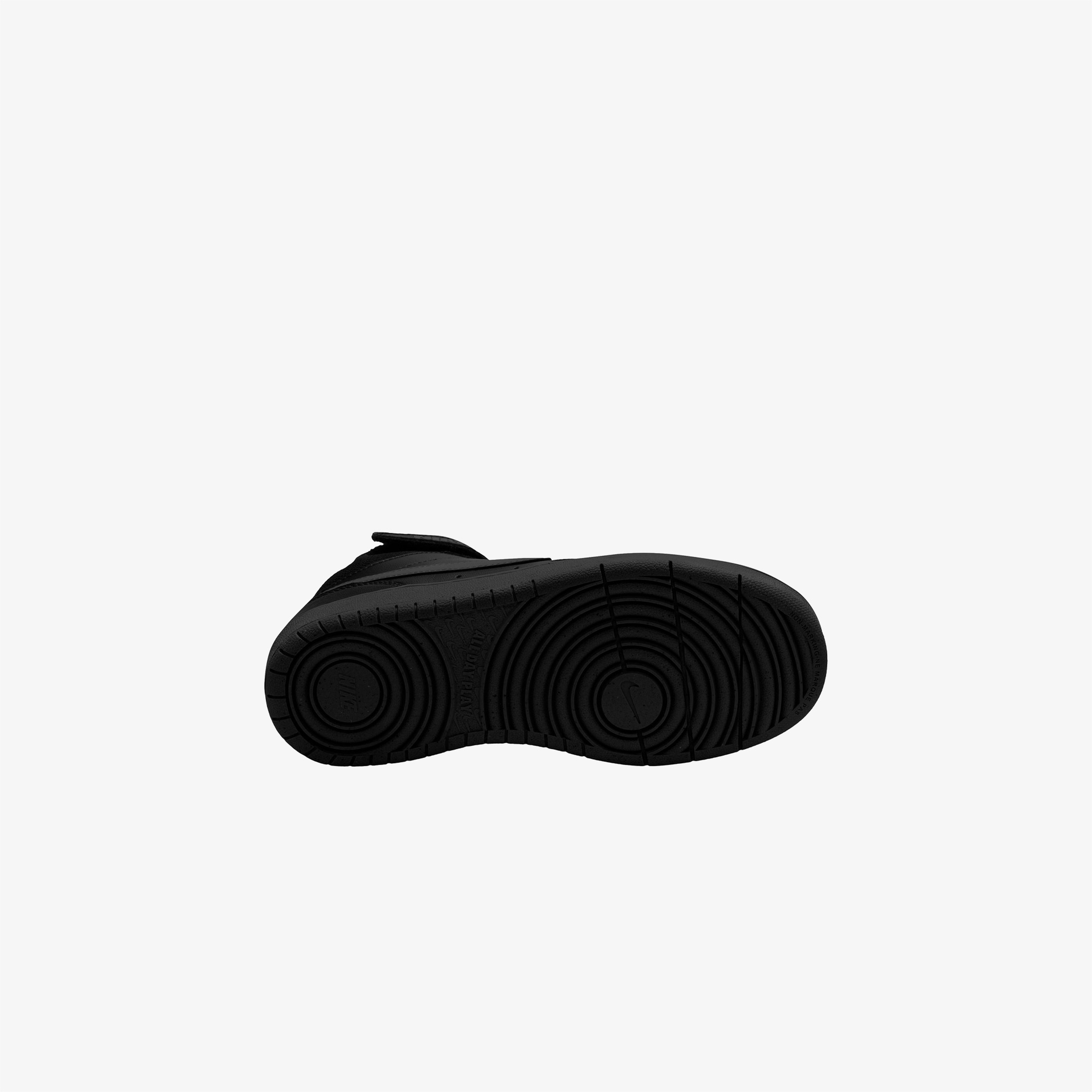 Nike Court Borough Mid Çocuk Siyah Bilekli Sneaker