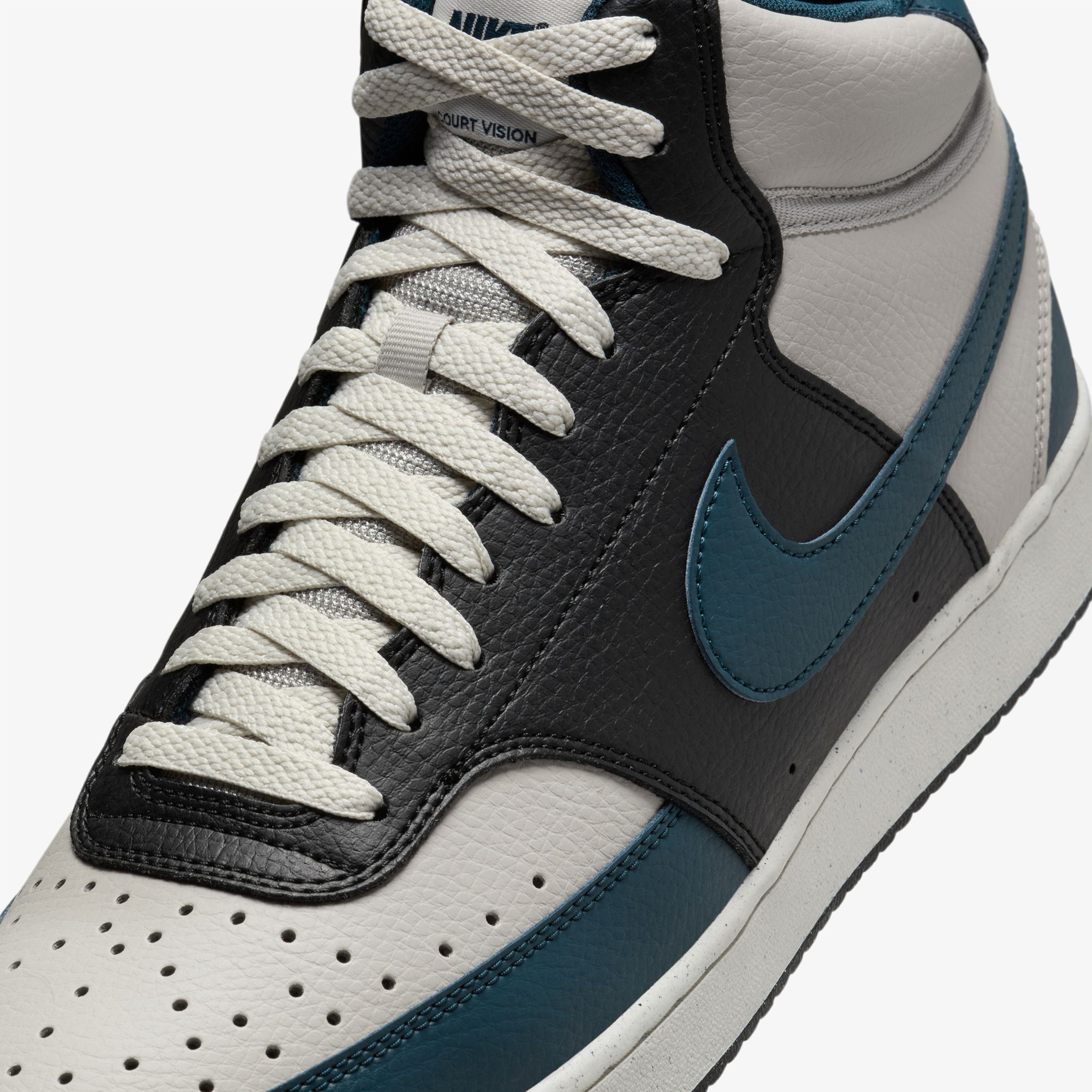 Nike Court Vision Mid Erkek Lacivert Bilekli Günlük Sneaker