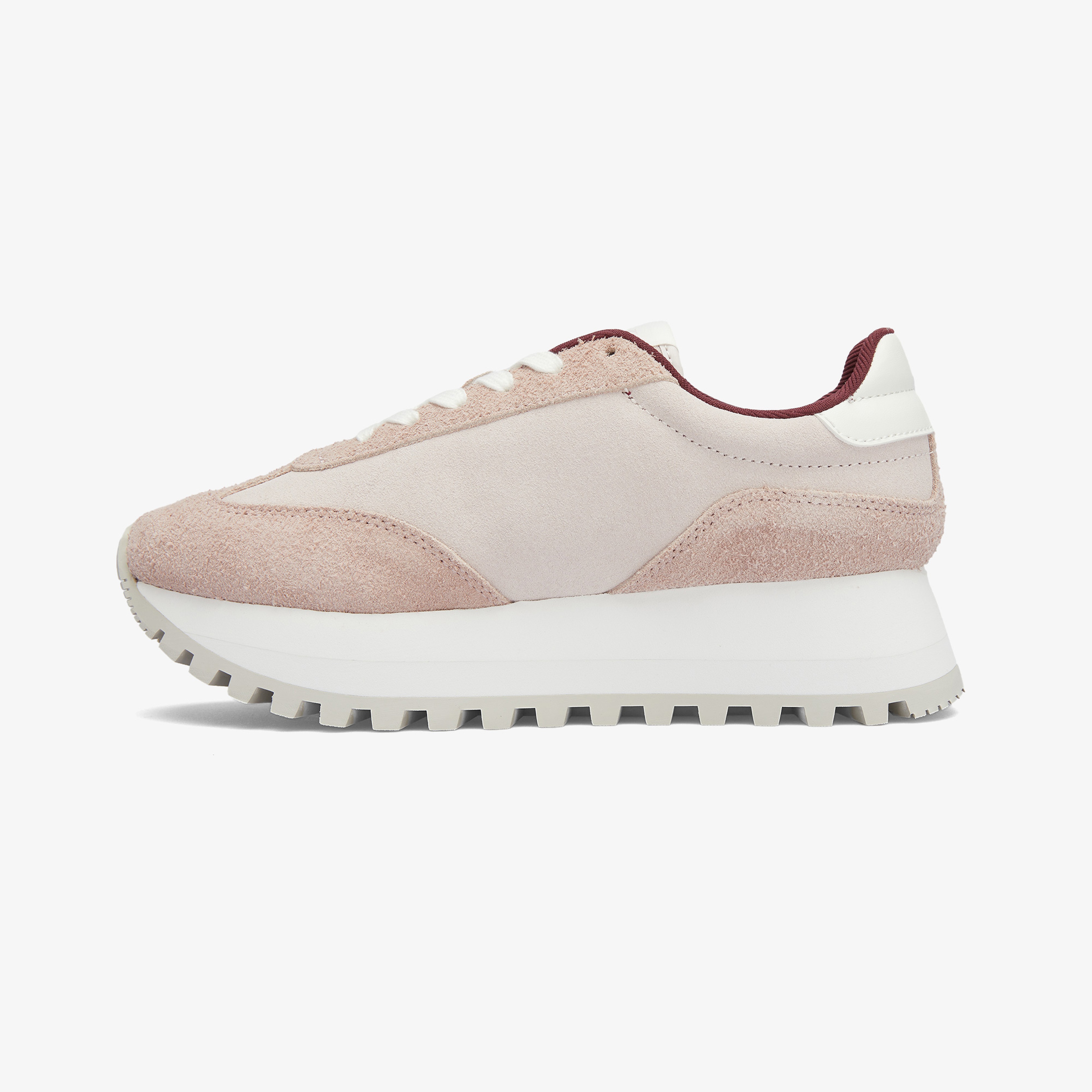 Calvin Klein Jeans Runner Laceup Ml Suede Kadın Mor Spor Ayakkabı