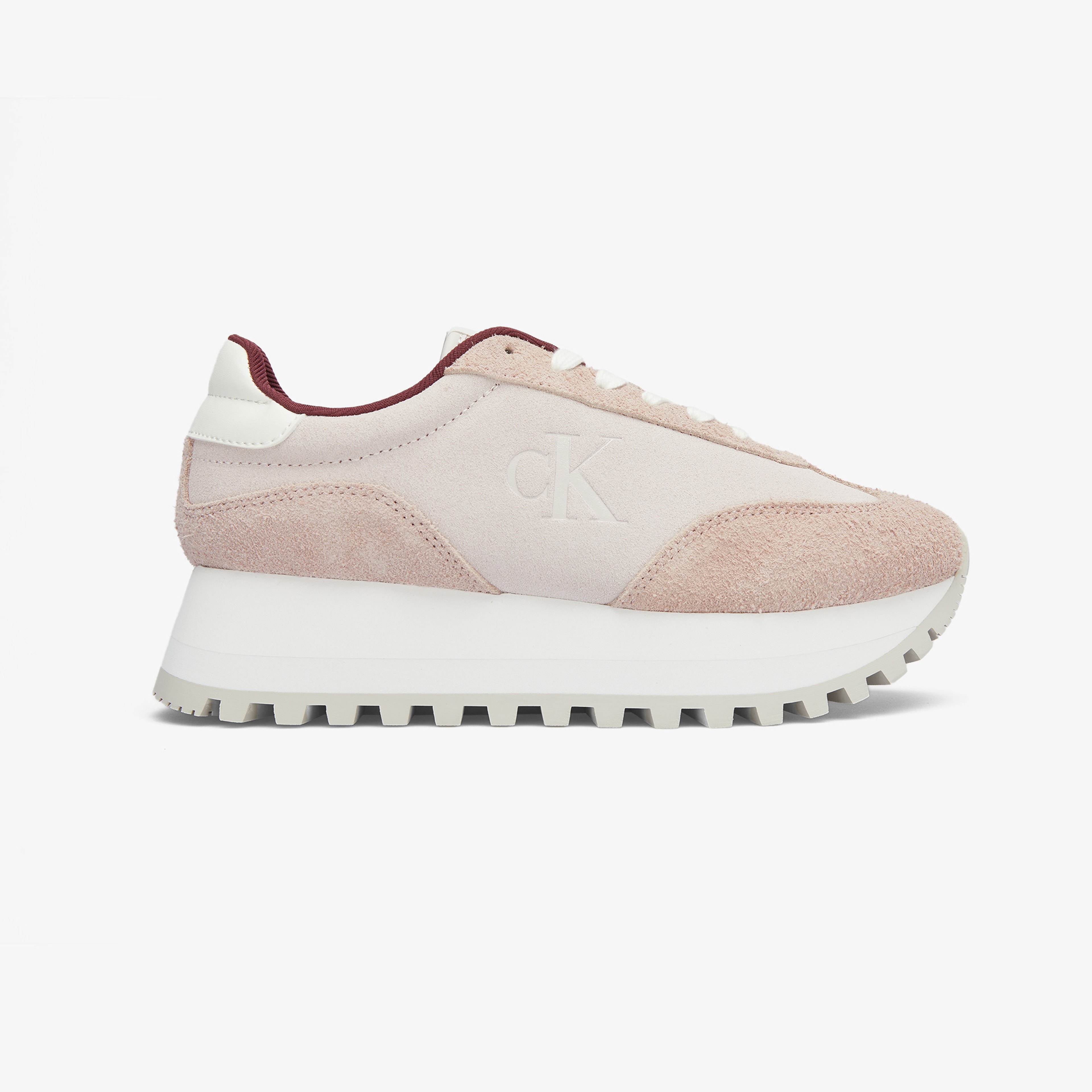 Calvin Klein Jeans Runner Laceup Ml Suede Kadın Mor Spor Ayakkabı