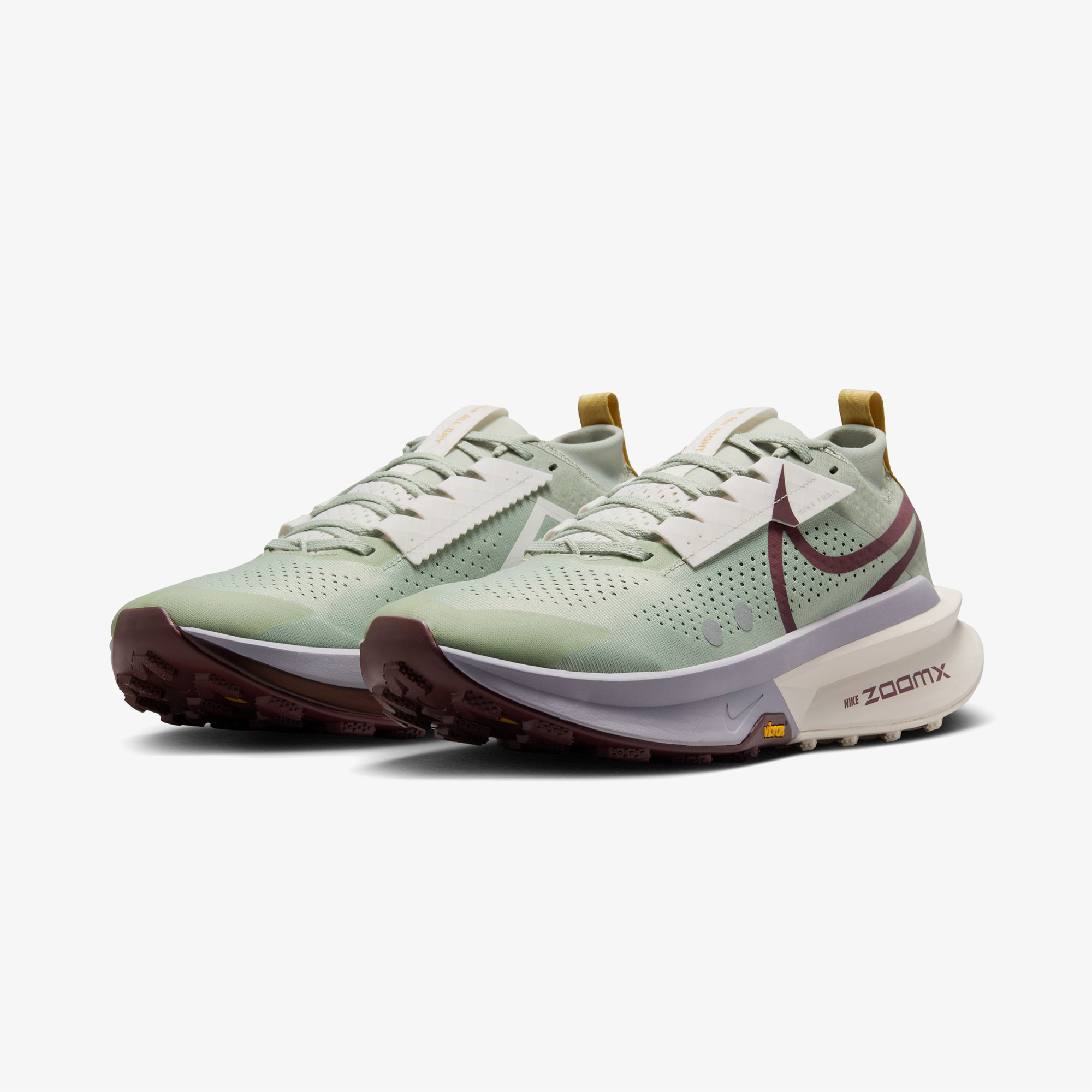 ☆ ㅤ46EEK572☆ Nike ZoomX Zegama Trail 2 Erkek Yeşil Koşu Ayakkabısı46FD5190