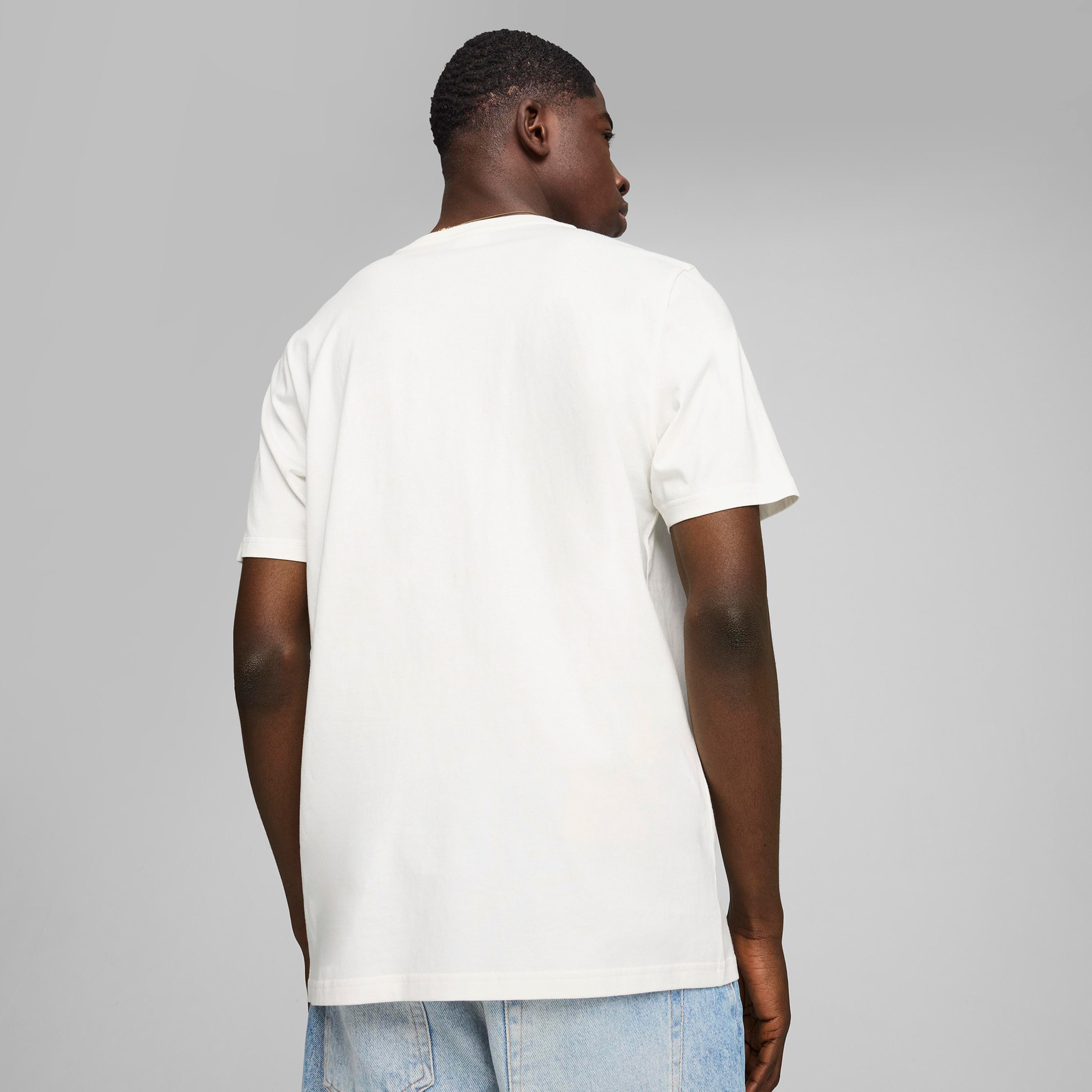 Puma Classics Logo Erkek Beyaz T-Shirt