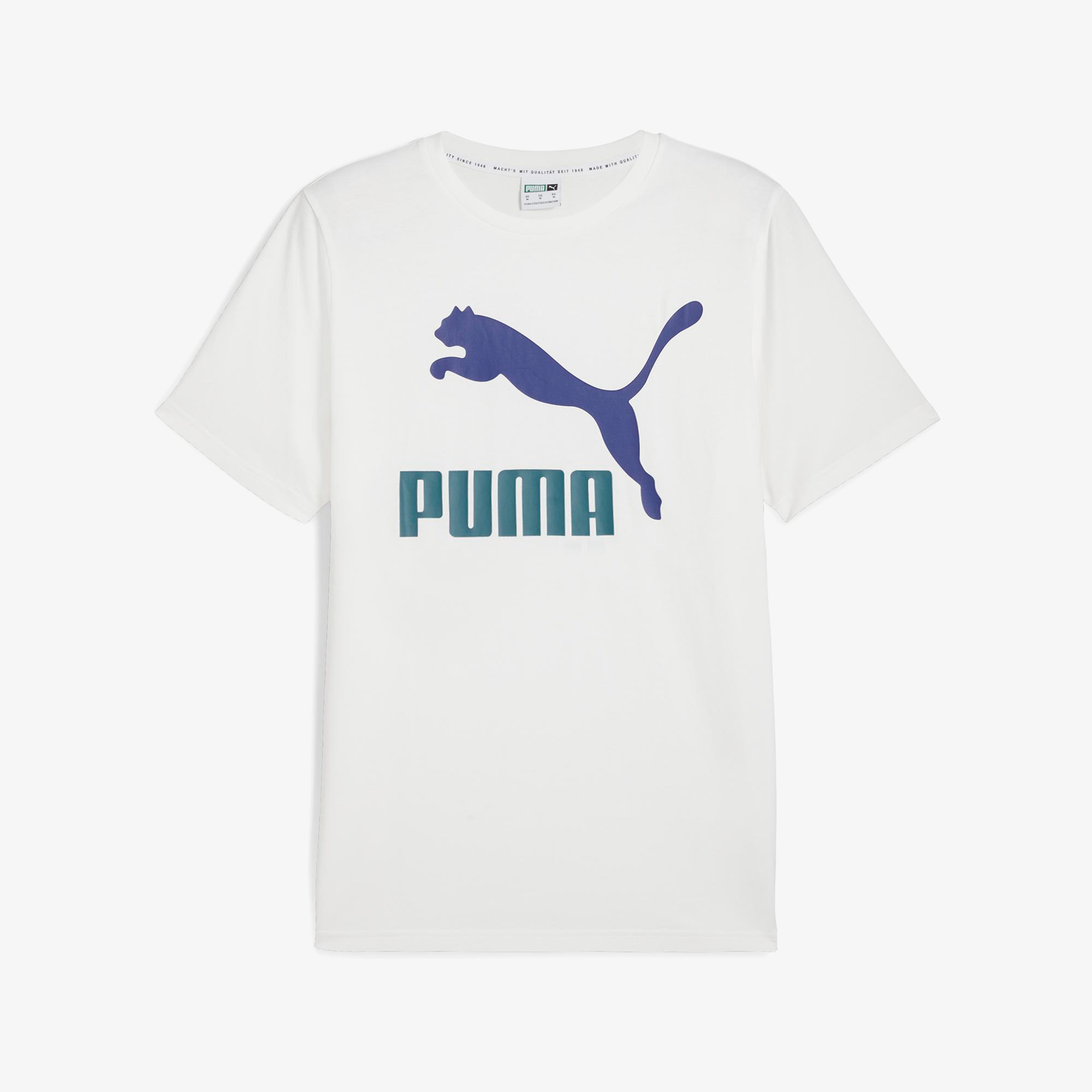 Puma Classics Logo Erkek Beyaz T-Shirt