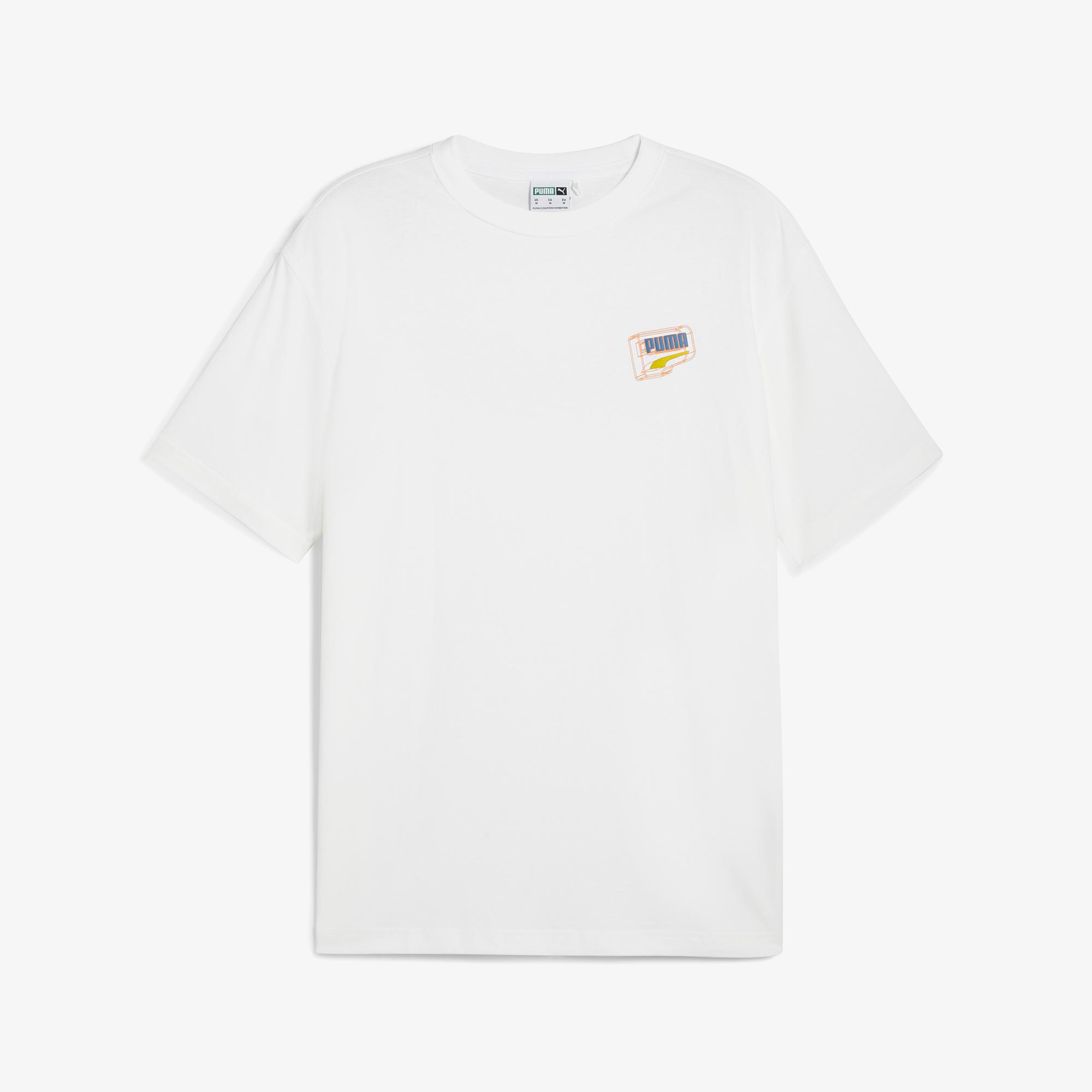 Puma Erkek Beyaz T-Shirt