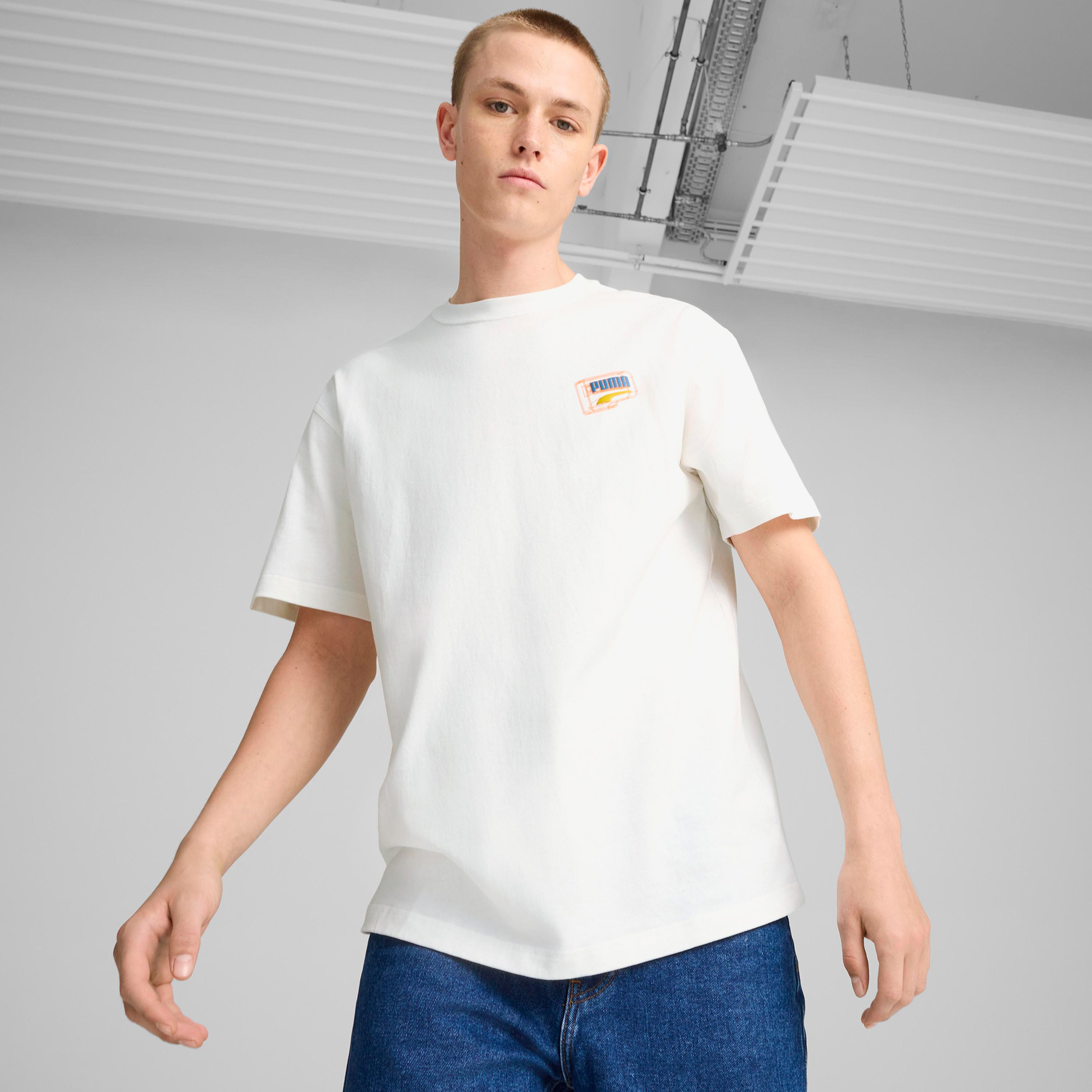 Puma Erkek Beyaz T-Shirt