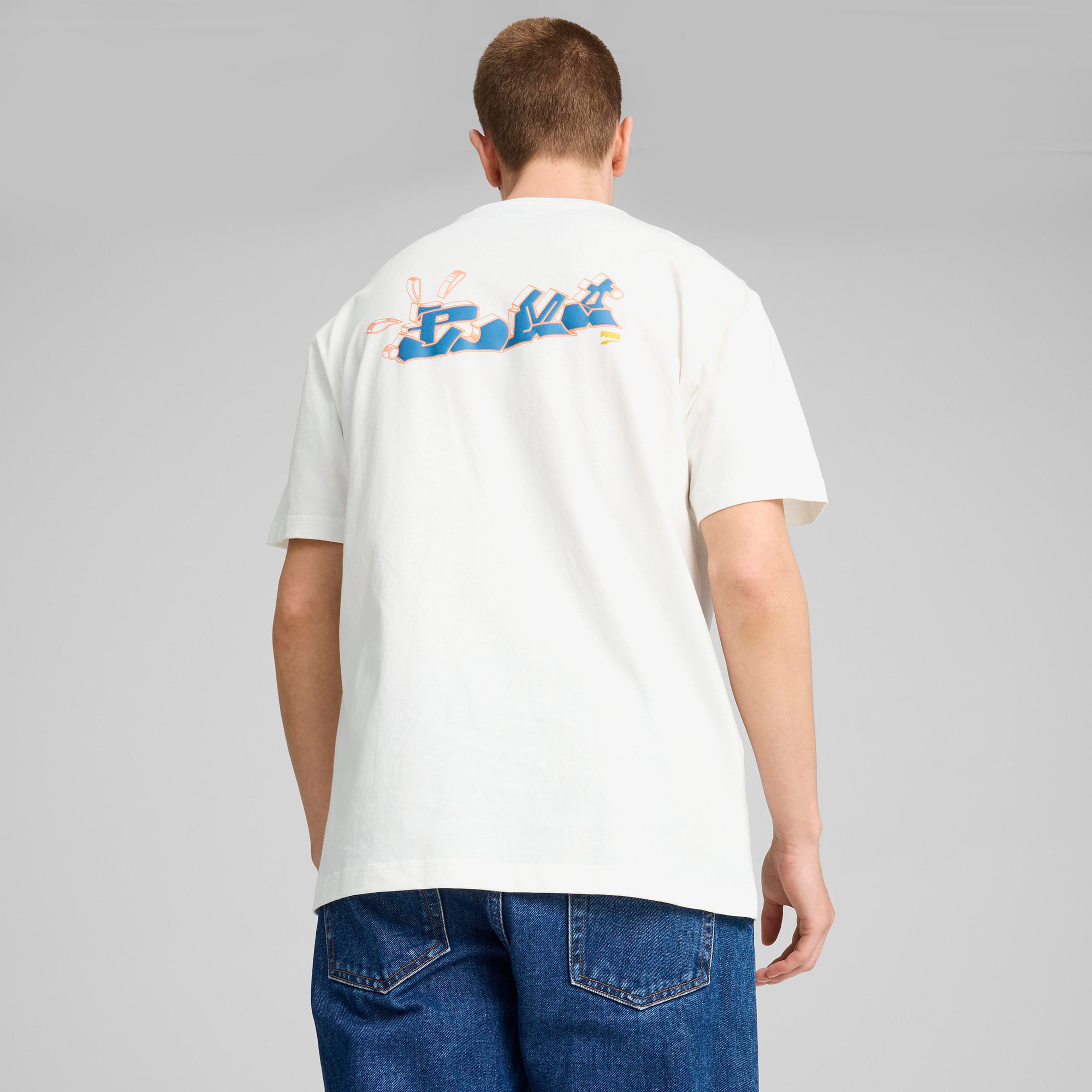 Puma Erkek Beyaz T-Shirt