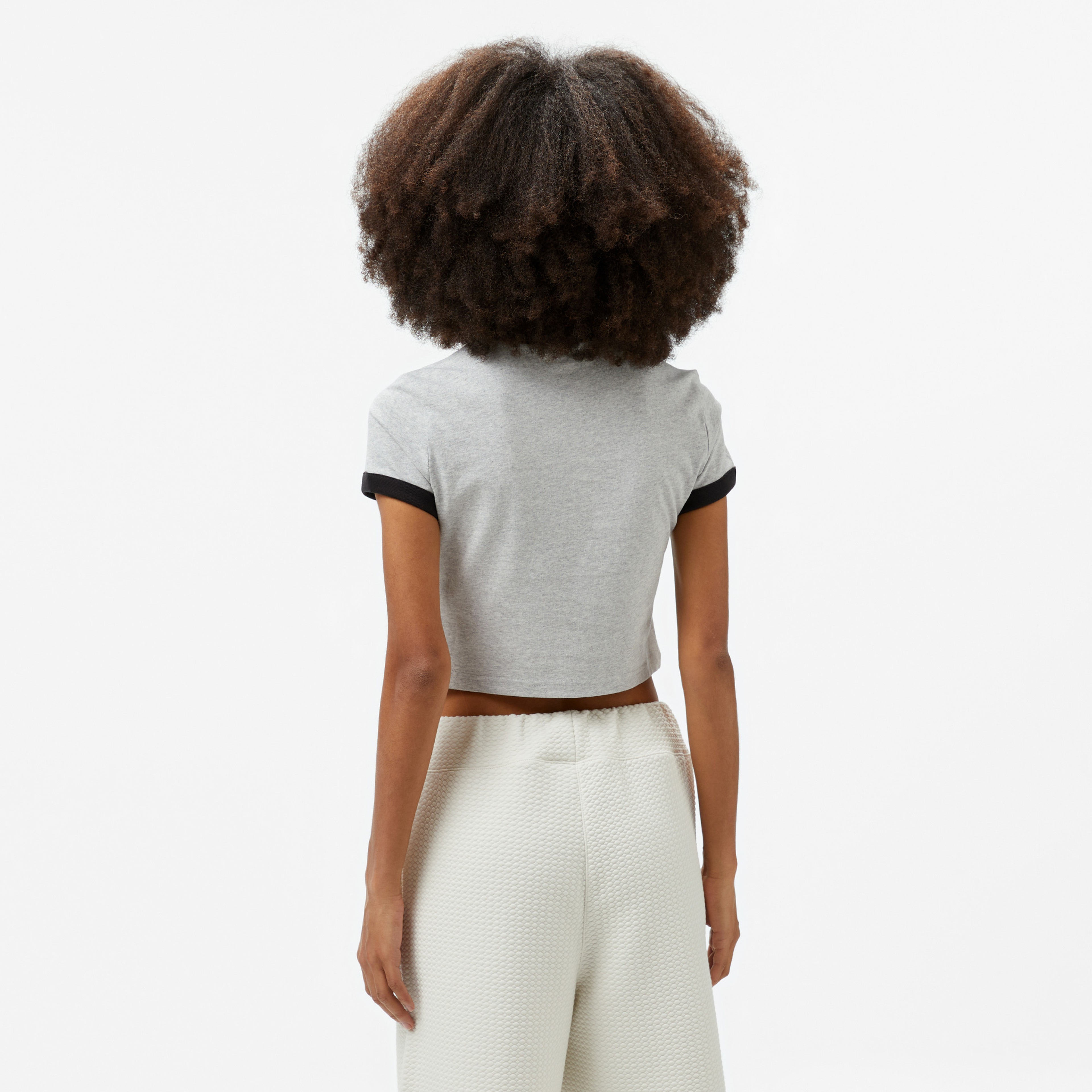 Puma Downtown Graphic Baby Kadın Gri T-Shirt