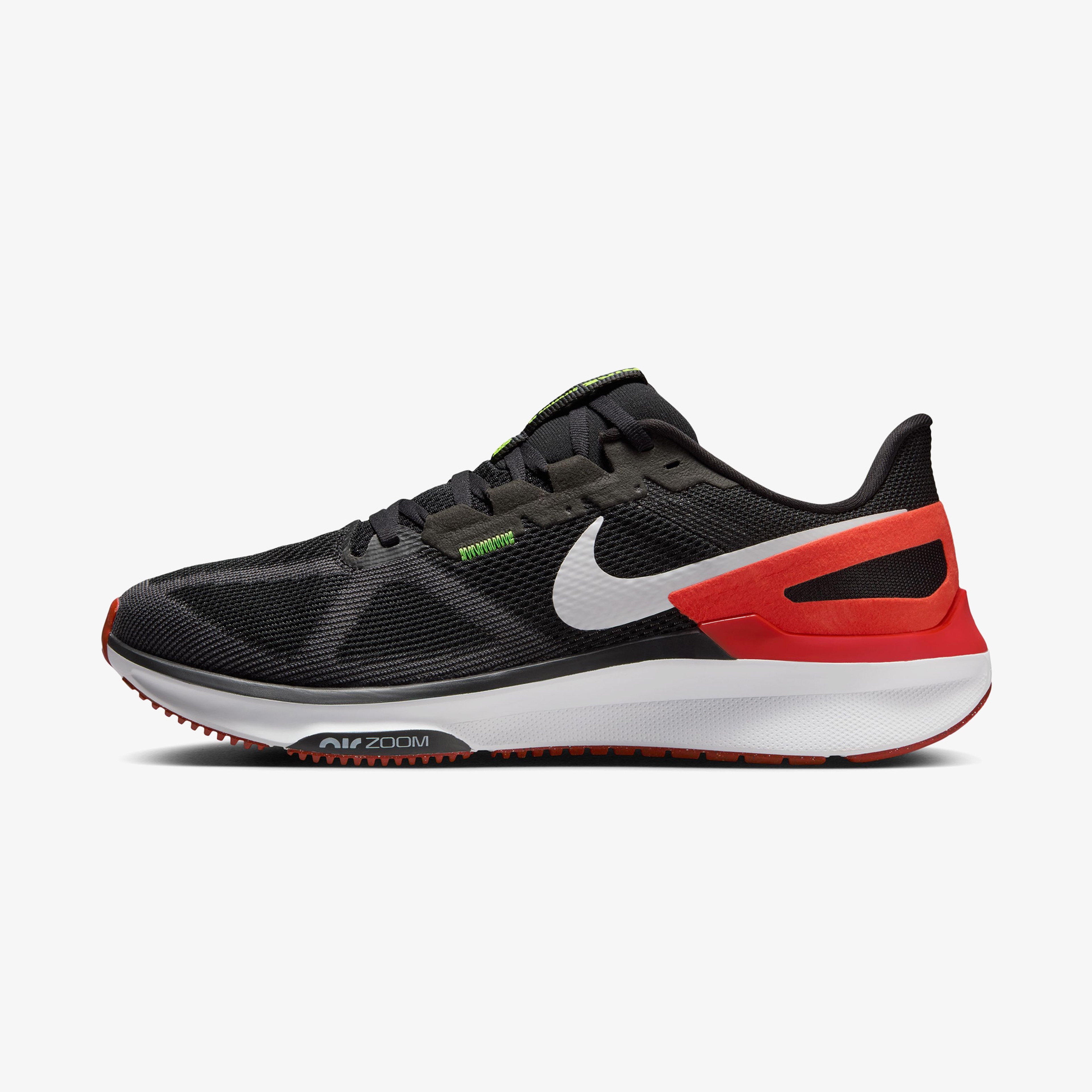 Nike Air Zoom Structure 25 Erkek Siyah Koşu Ayakkabısı