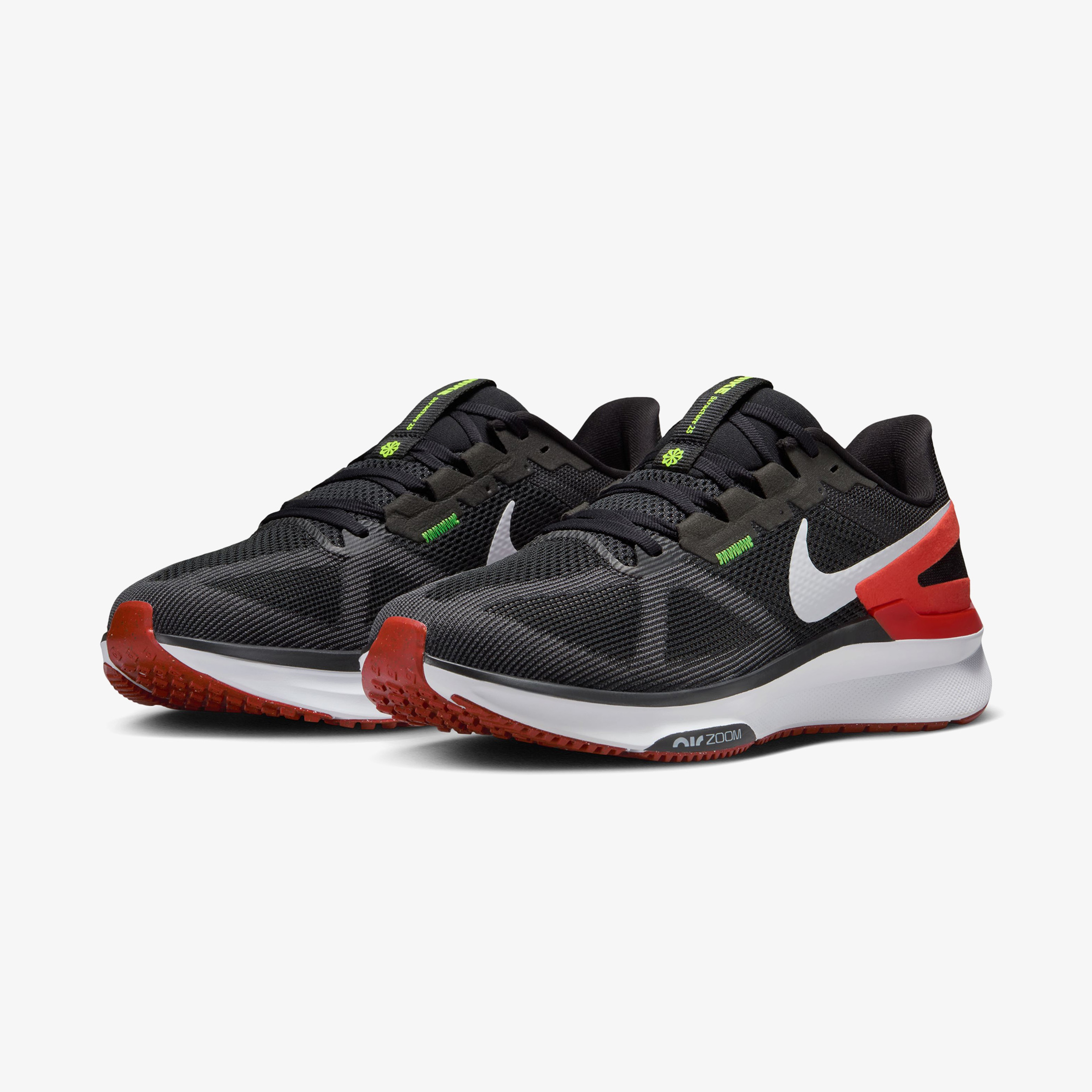 Nike Air Zoom Structure 25 Erkek Siyah Koşu Ayakkabısı