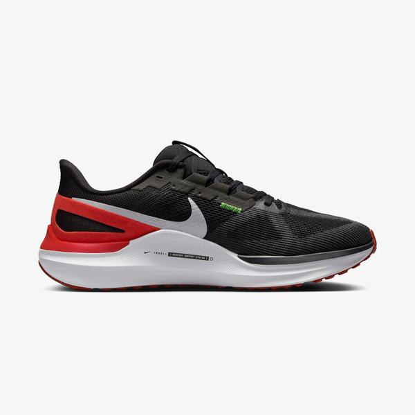 Nike Air Zoom Structure 25 Erkek Siyah Koşu Ayakkabısı