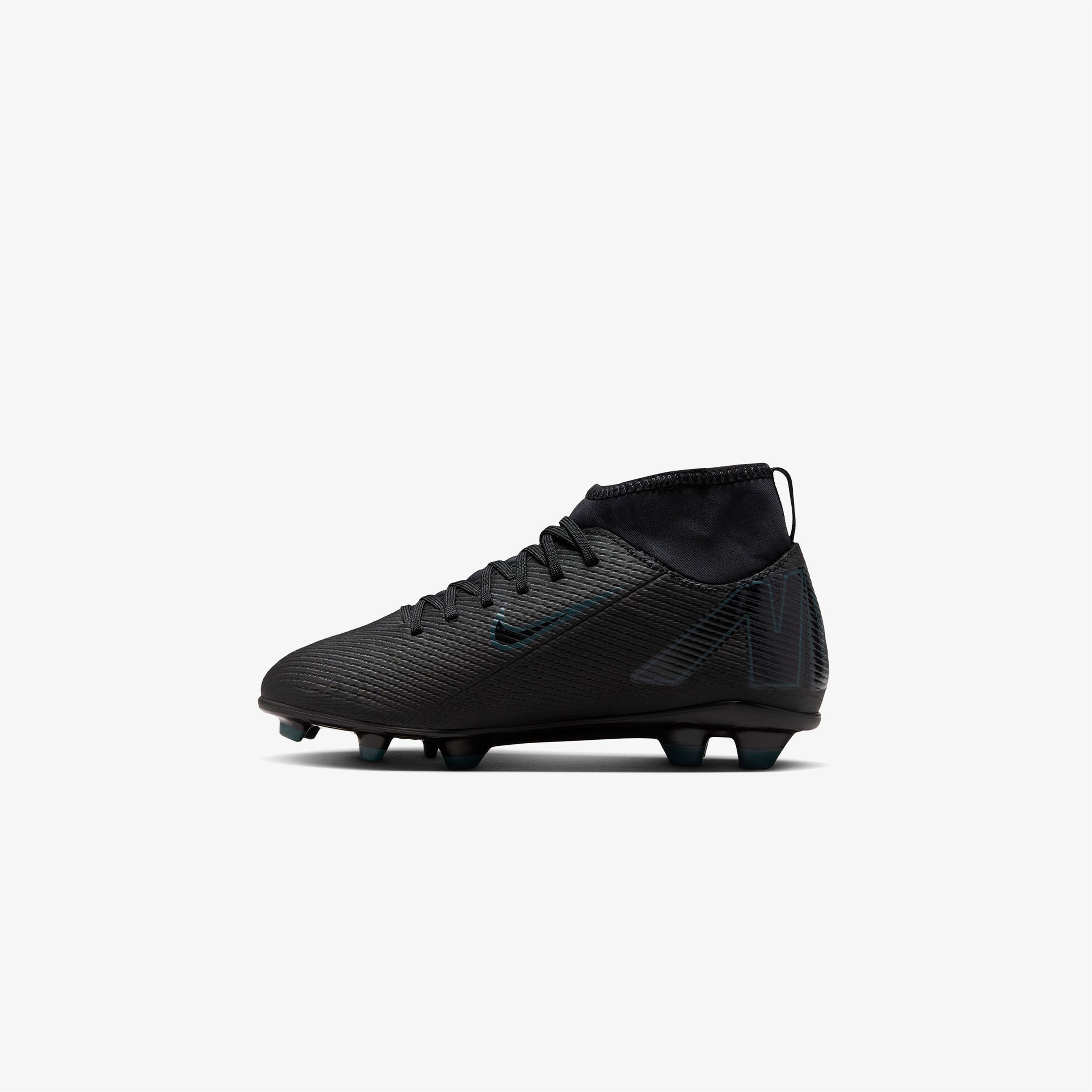 Nike Mercurial Superfly 10 Academy Fg Çocuk Siyah Çim Saha Kramponu