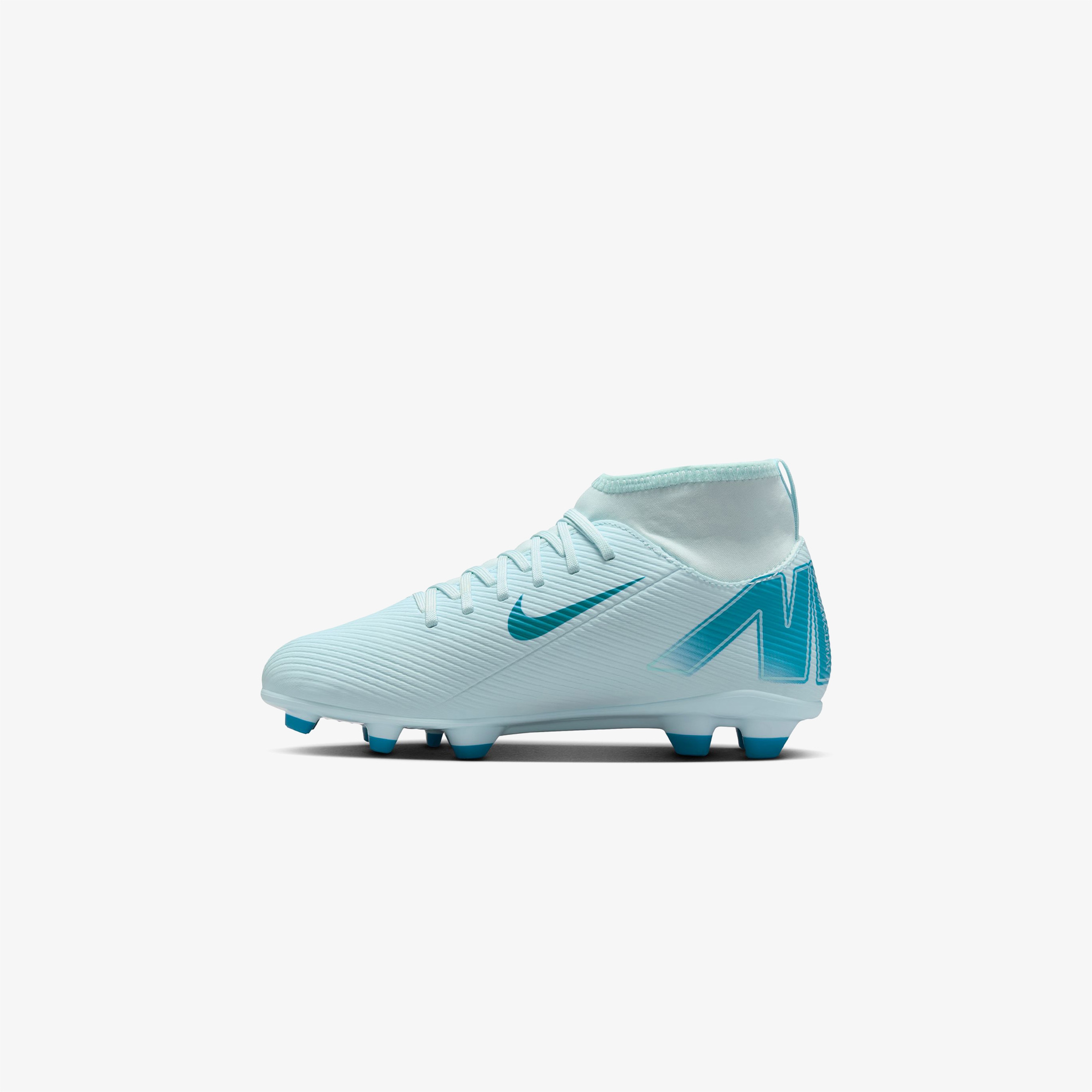 Nike Mercurial Superfly Academy 10 Mg Çocuk Mavi Bilekli Çim Saha Kramponu