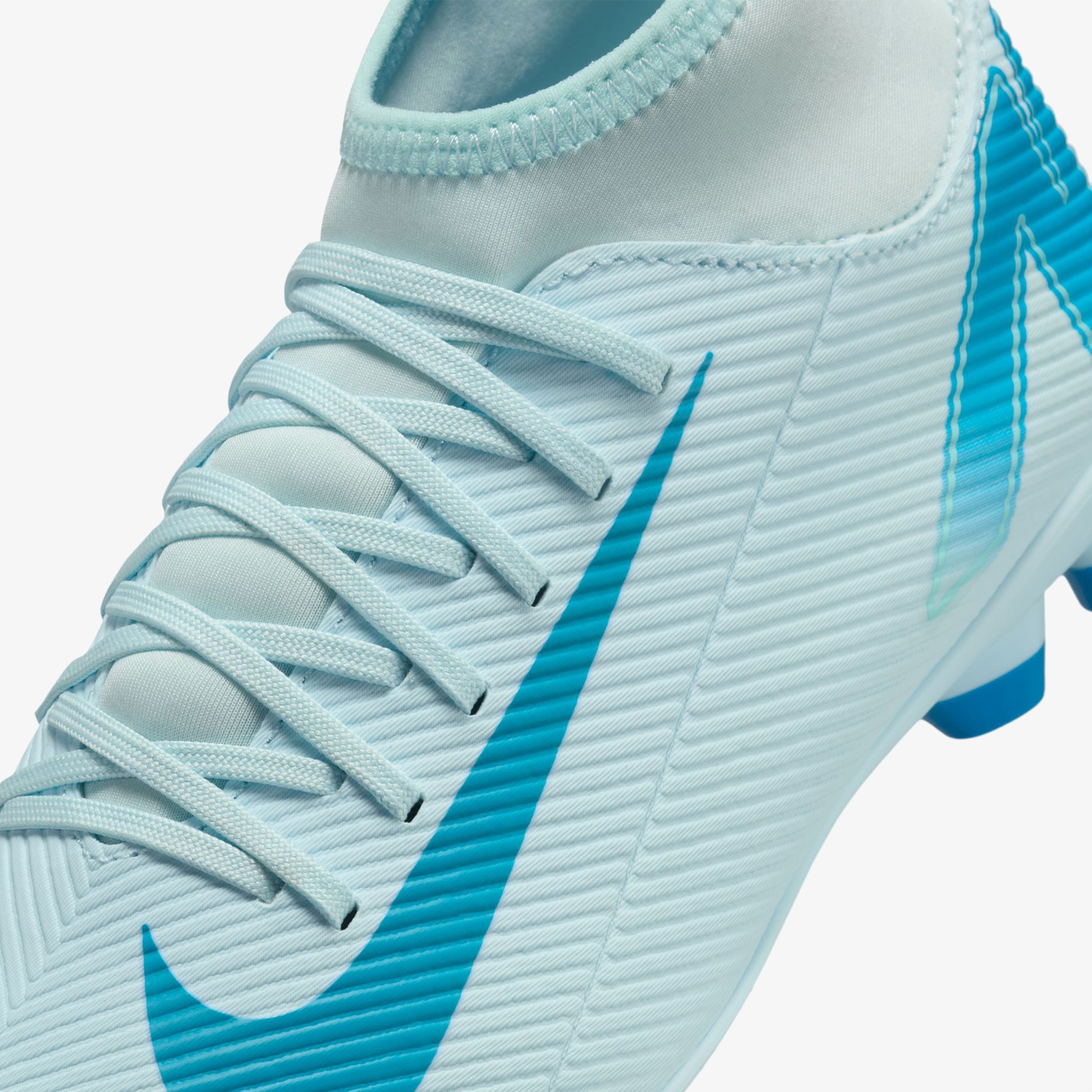 Nike Mercurial Superfly Academy 10 Mg Çocuk Mavi Bilekli Çim Saha Kramponu