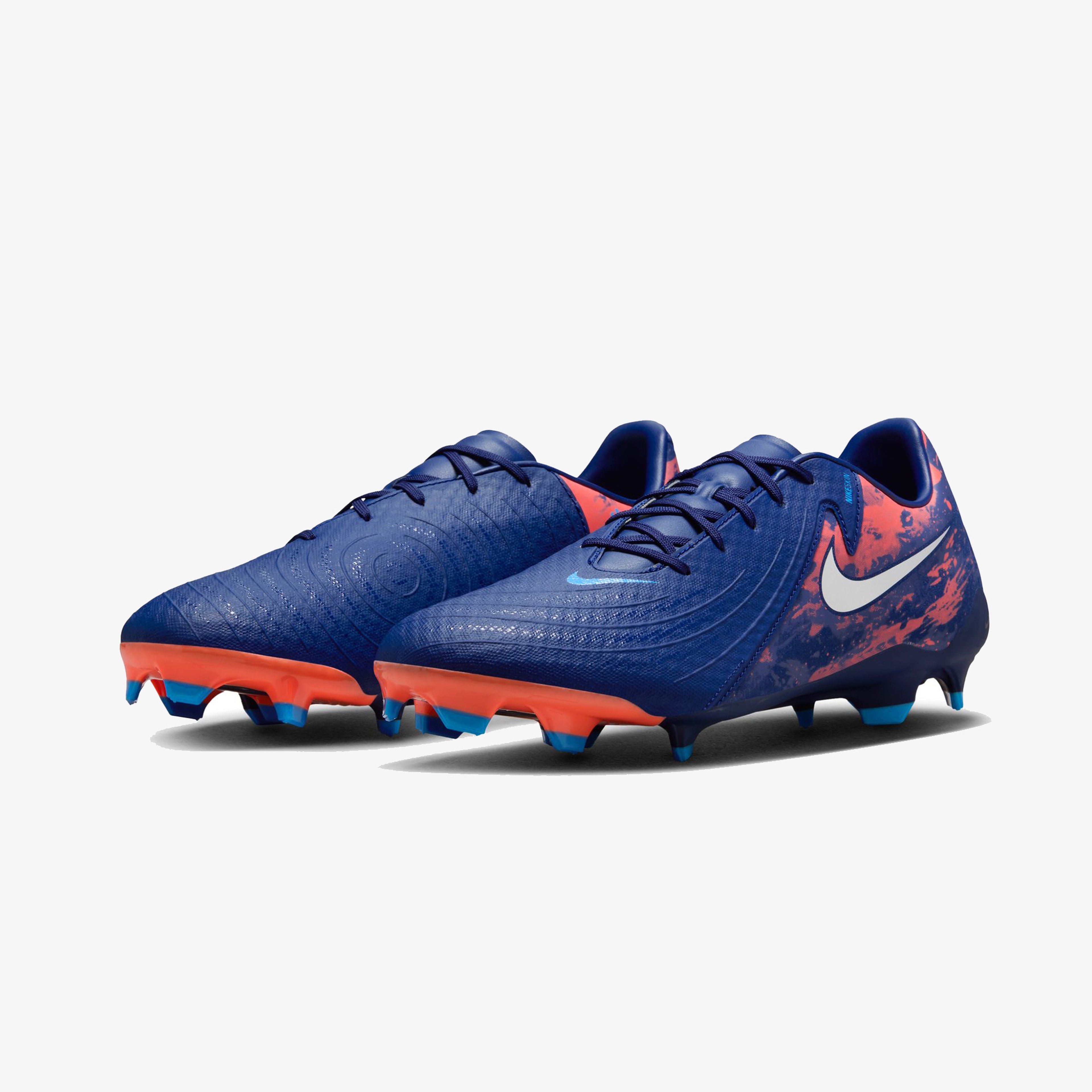 Nike Phantom GX 2 Academy Erling Haaland Erkek Mavi Çim Saha Kramponu