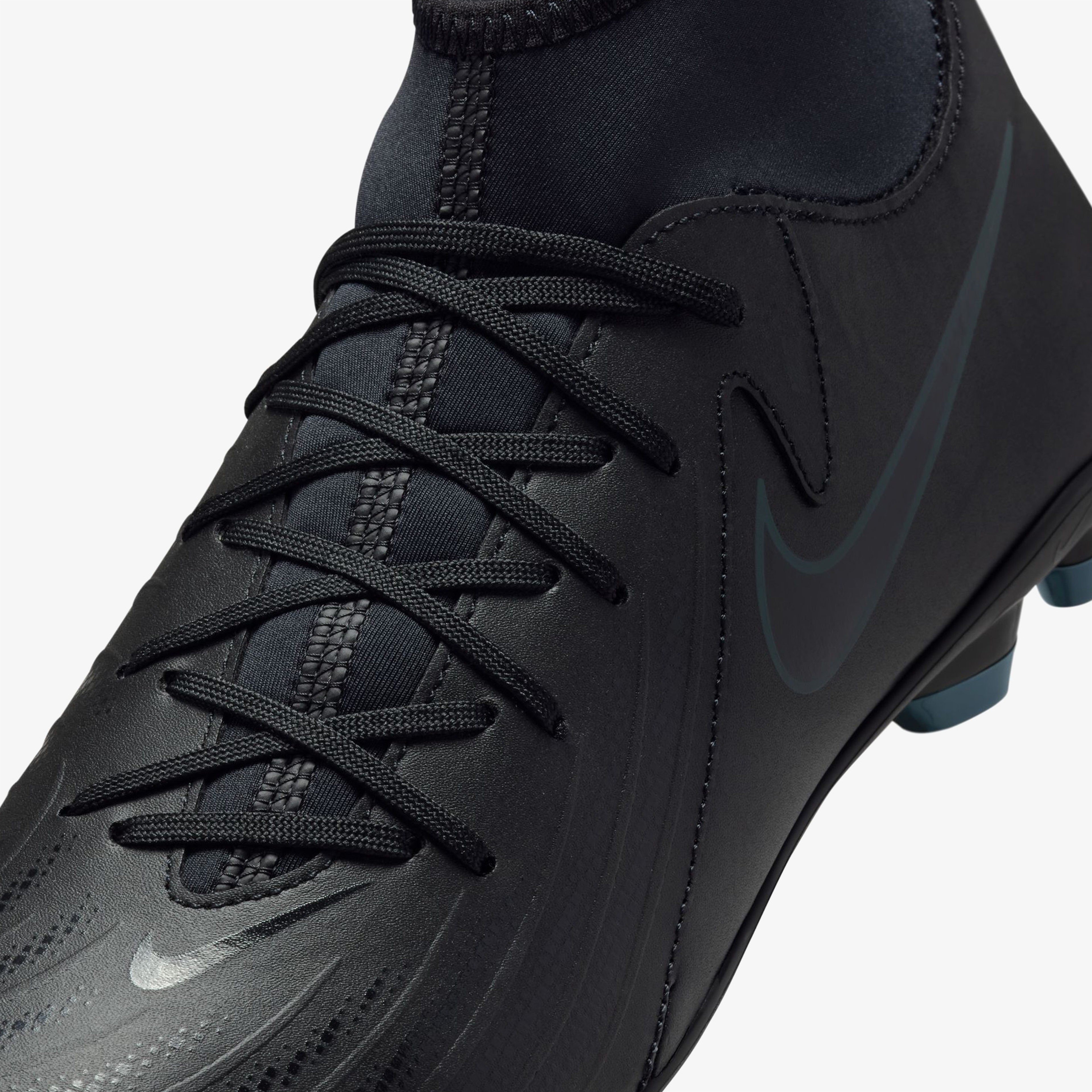 Nike Phantom Luna II Club Mg Erkek Siyah Bilekli Çim Saha Kramponu