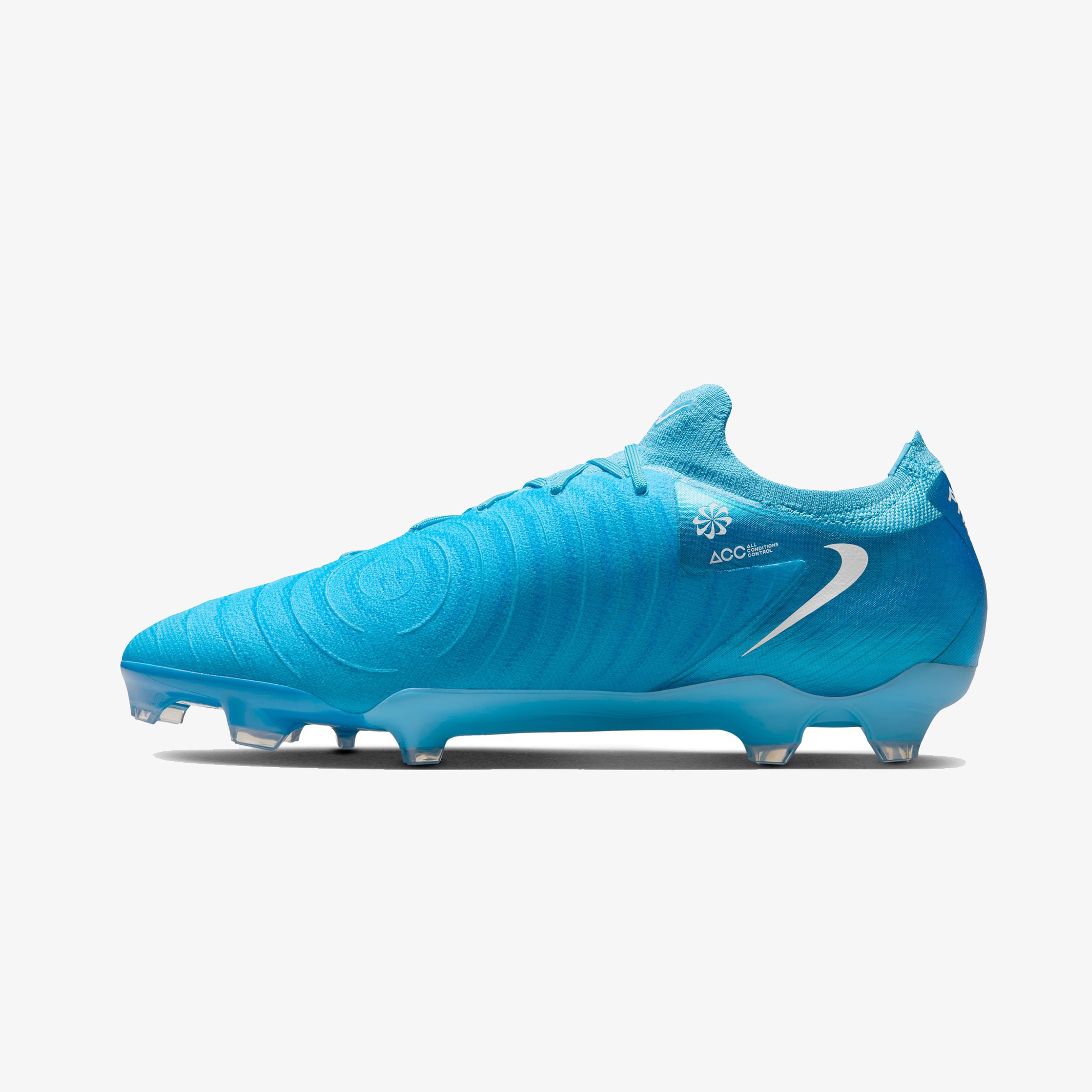 Nike Phantom GX II Pro Fg Erkek Mavi Çim Saha Kramponu